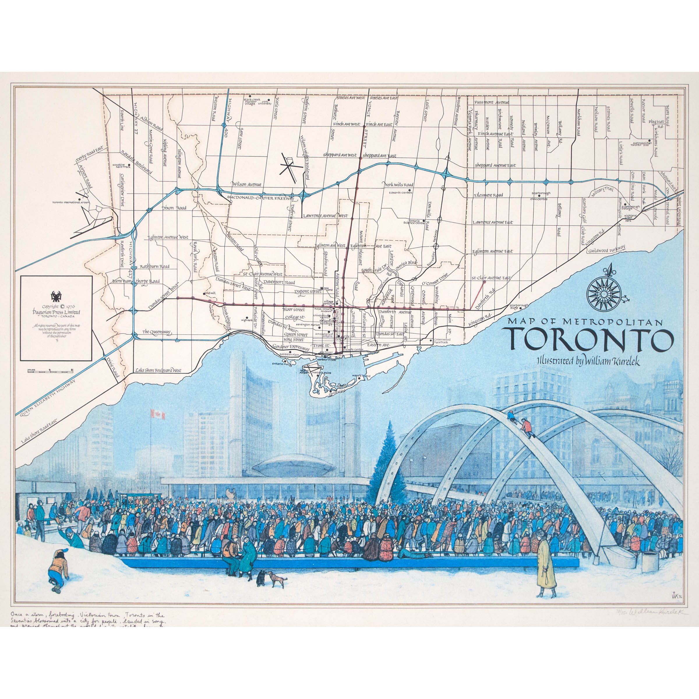 Map of Metropolitan Toronto