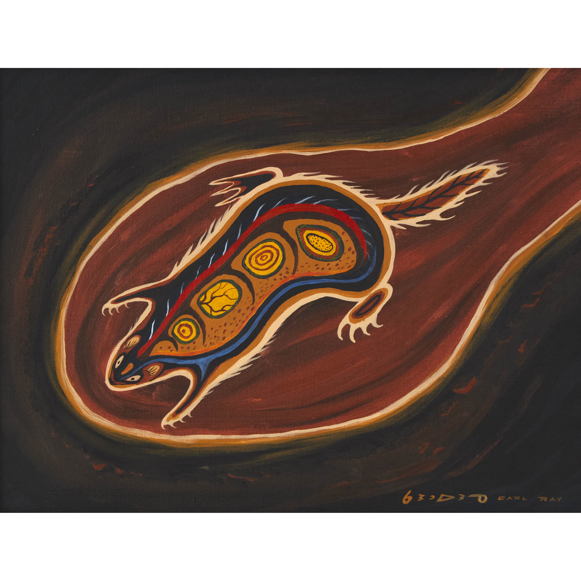 Untitled (Burrowing Muskrat or Otter)