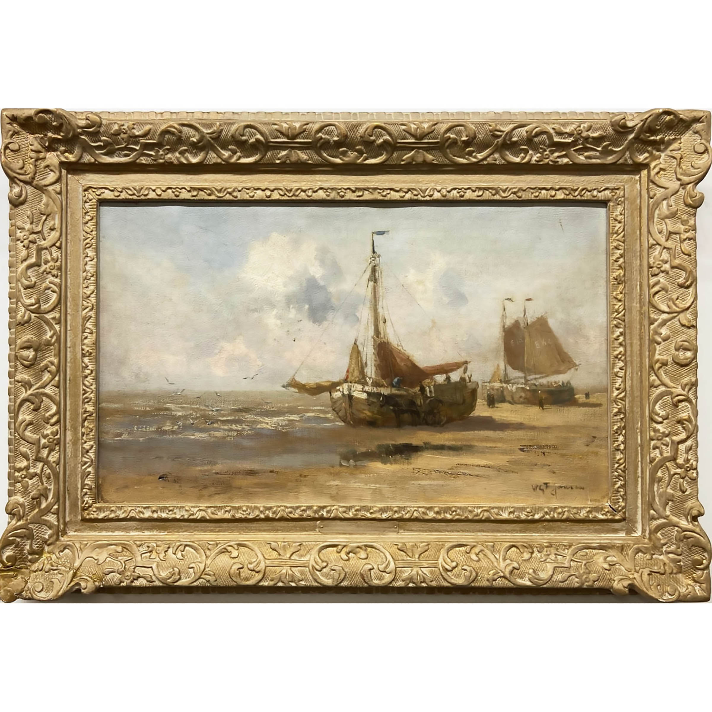 Untitled (Fisherfolk on Beach)