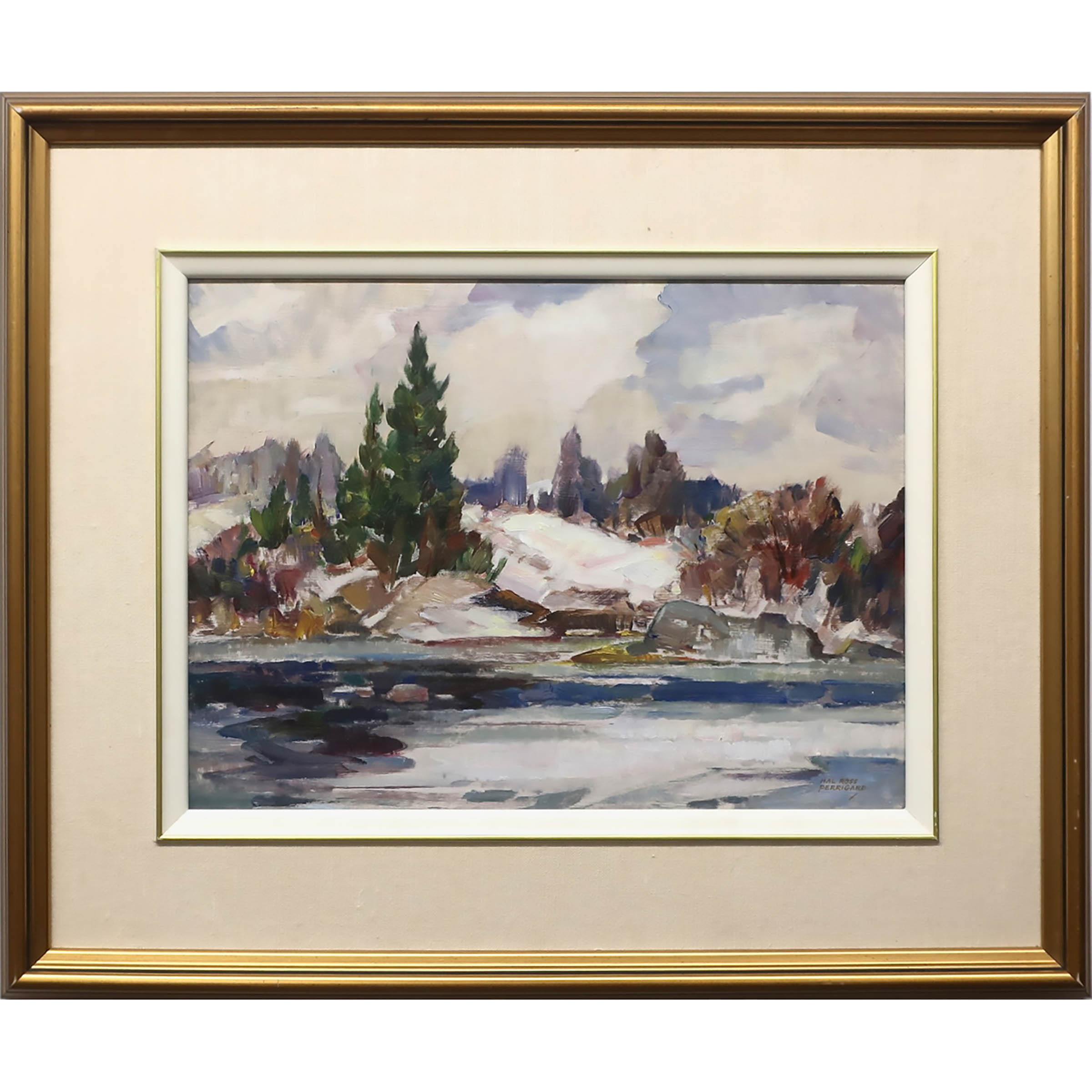Snow and Dark Water