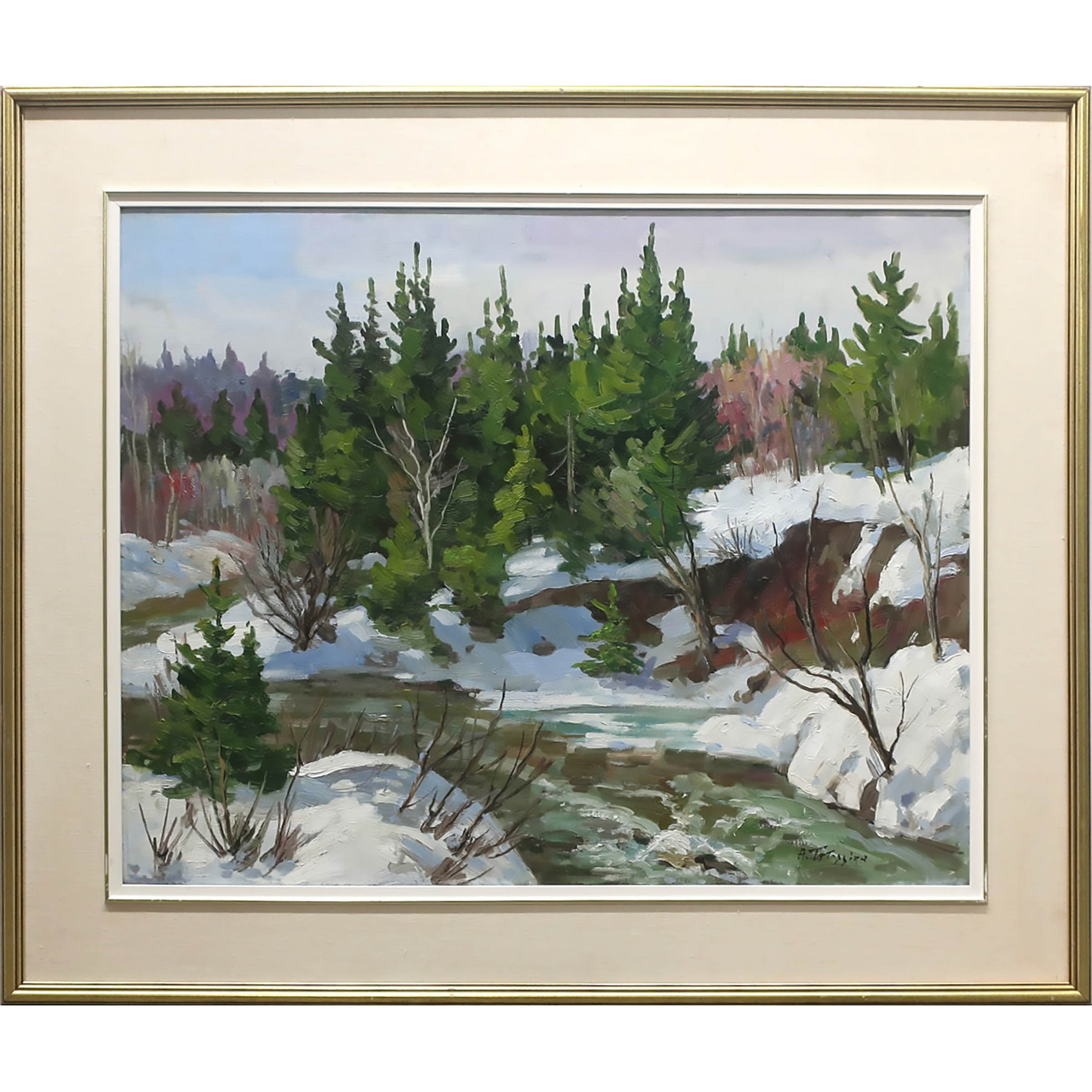 LAC-MÉGANTIC, FONTE DES NEIGES