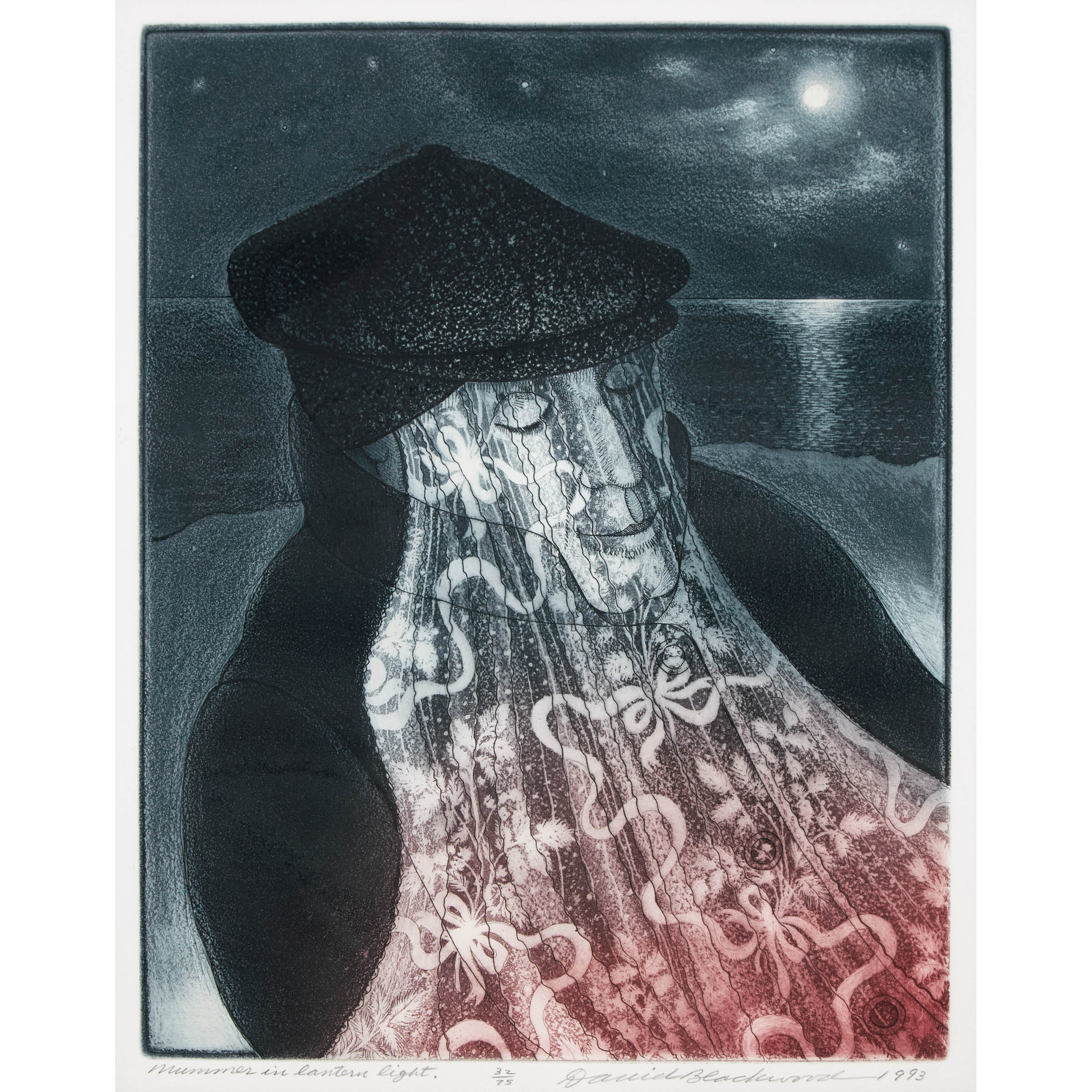 Mummer in Lantern Light