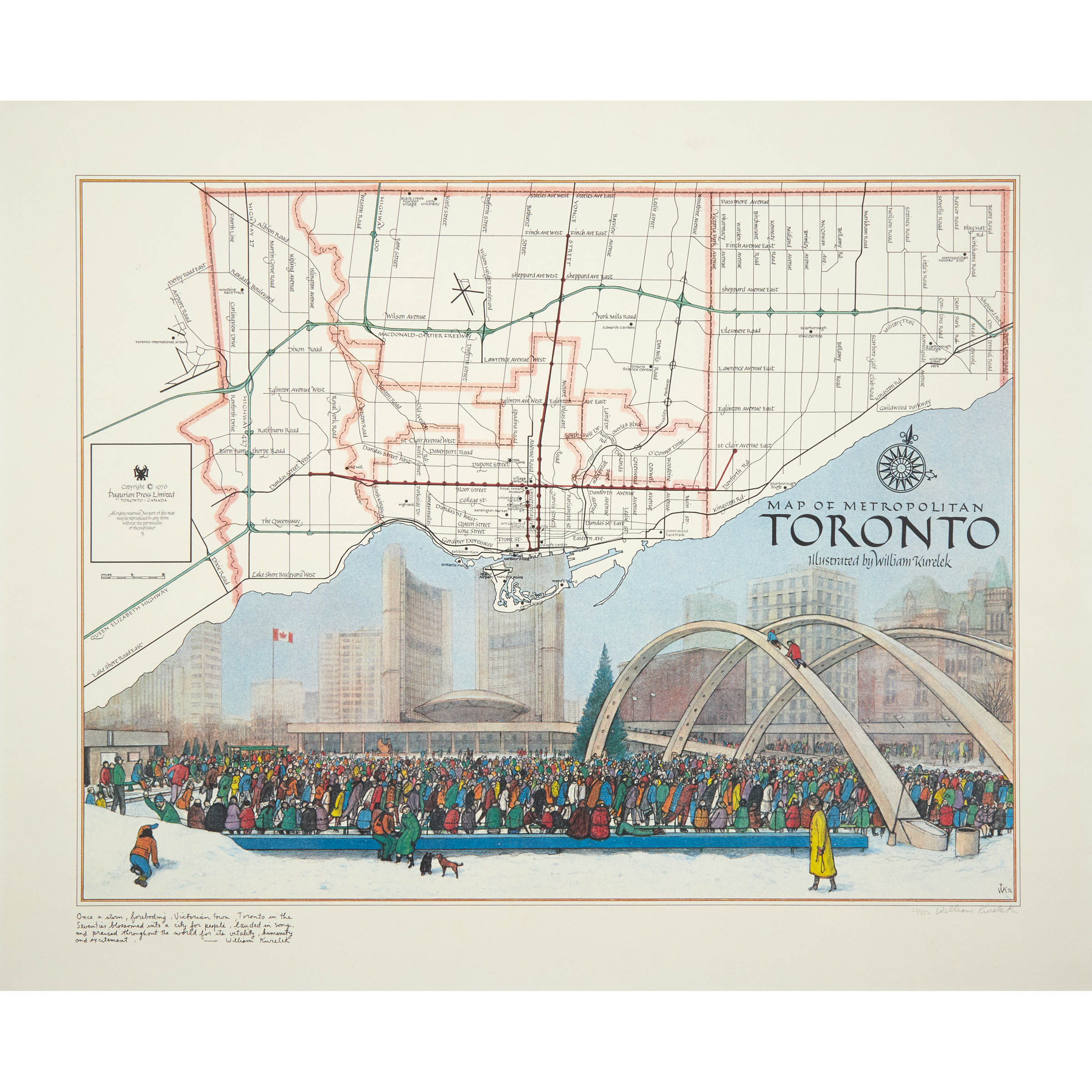 Map of Metropolitan Toronto