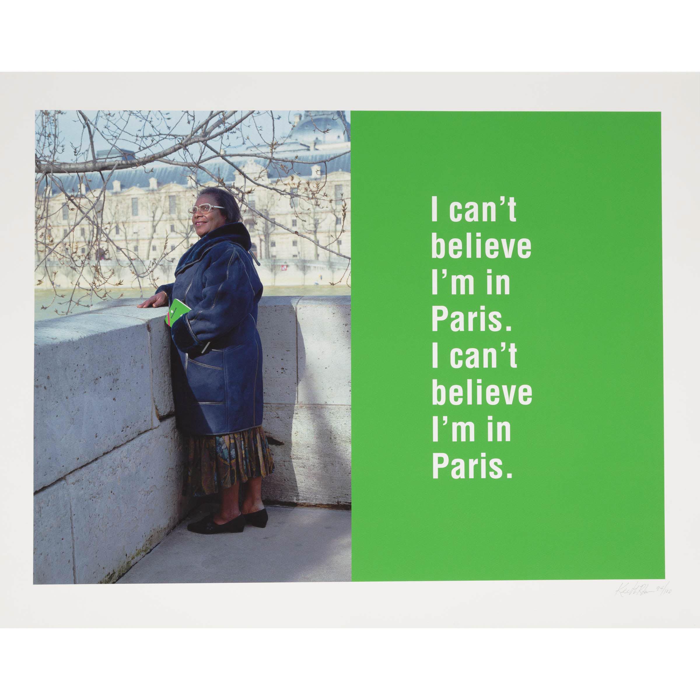 I Can'T Believe I'M in Paris