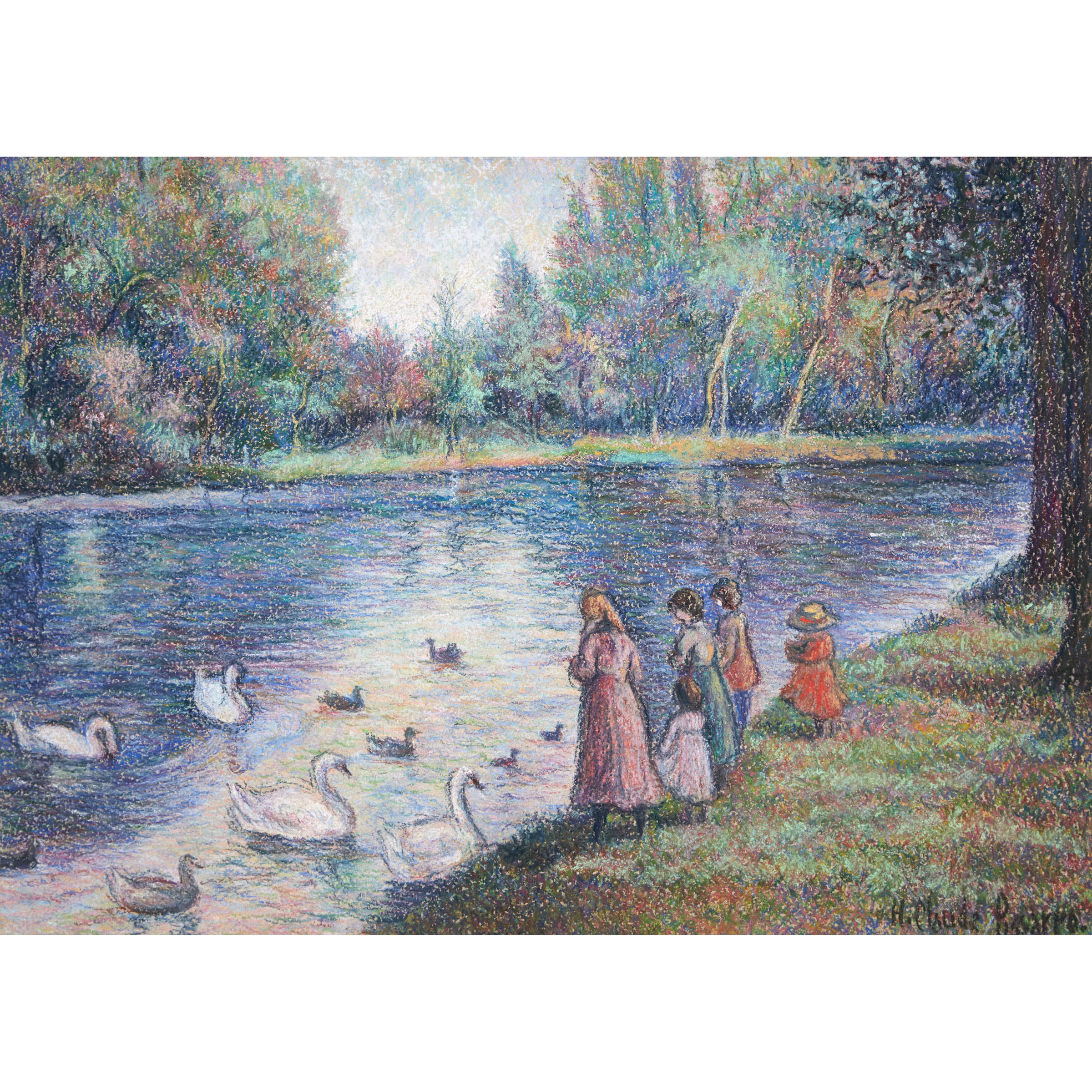 Le Lac Daumesnil Au Bois de Vincennes