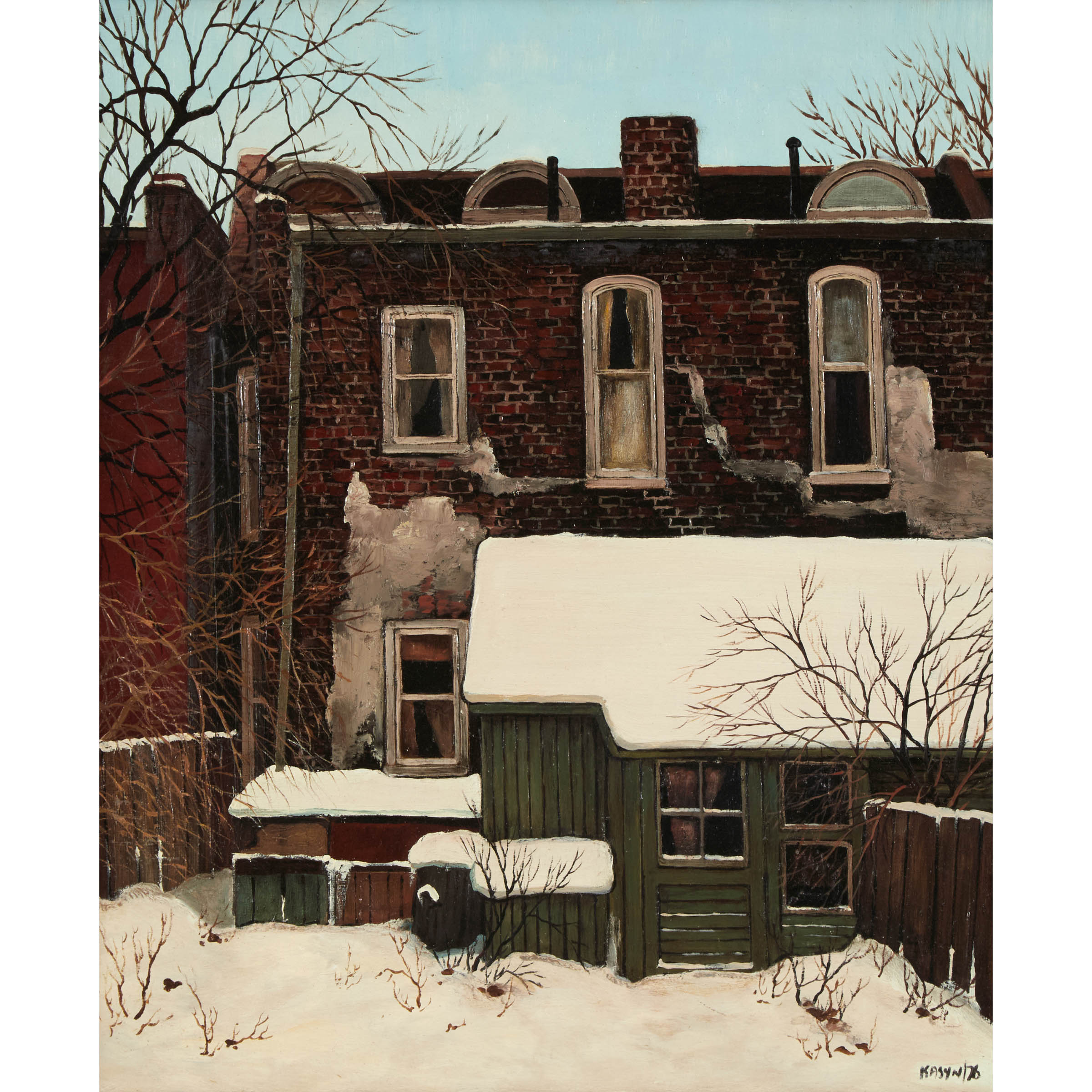 Behind Wellington Street West