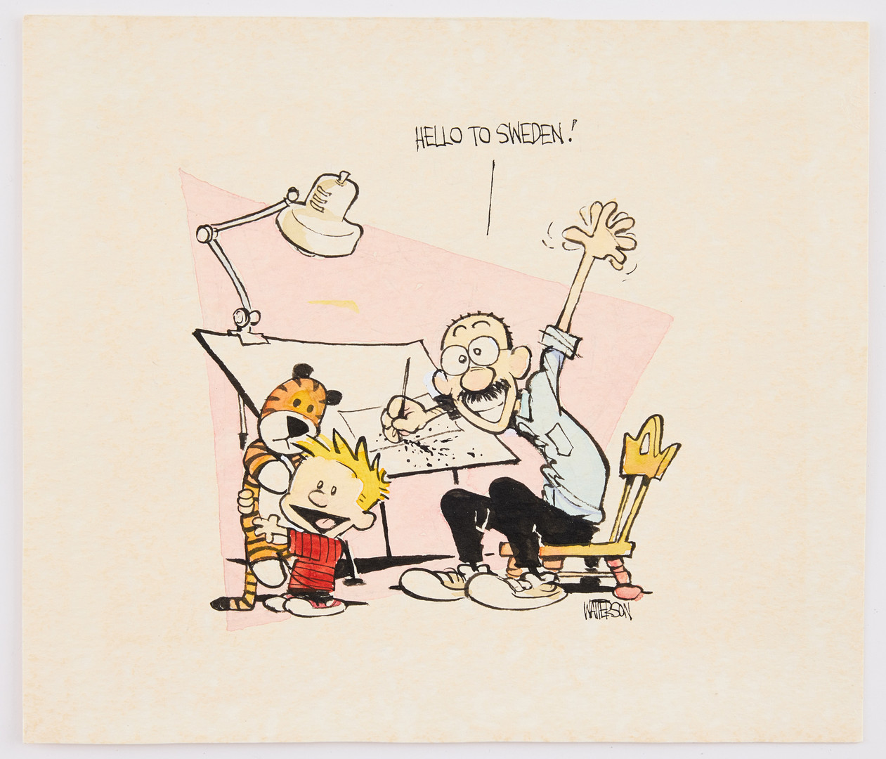 Kalle & Hobbe, "Hello to Sweden".