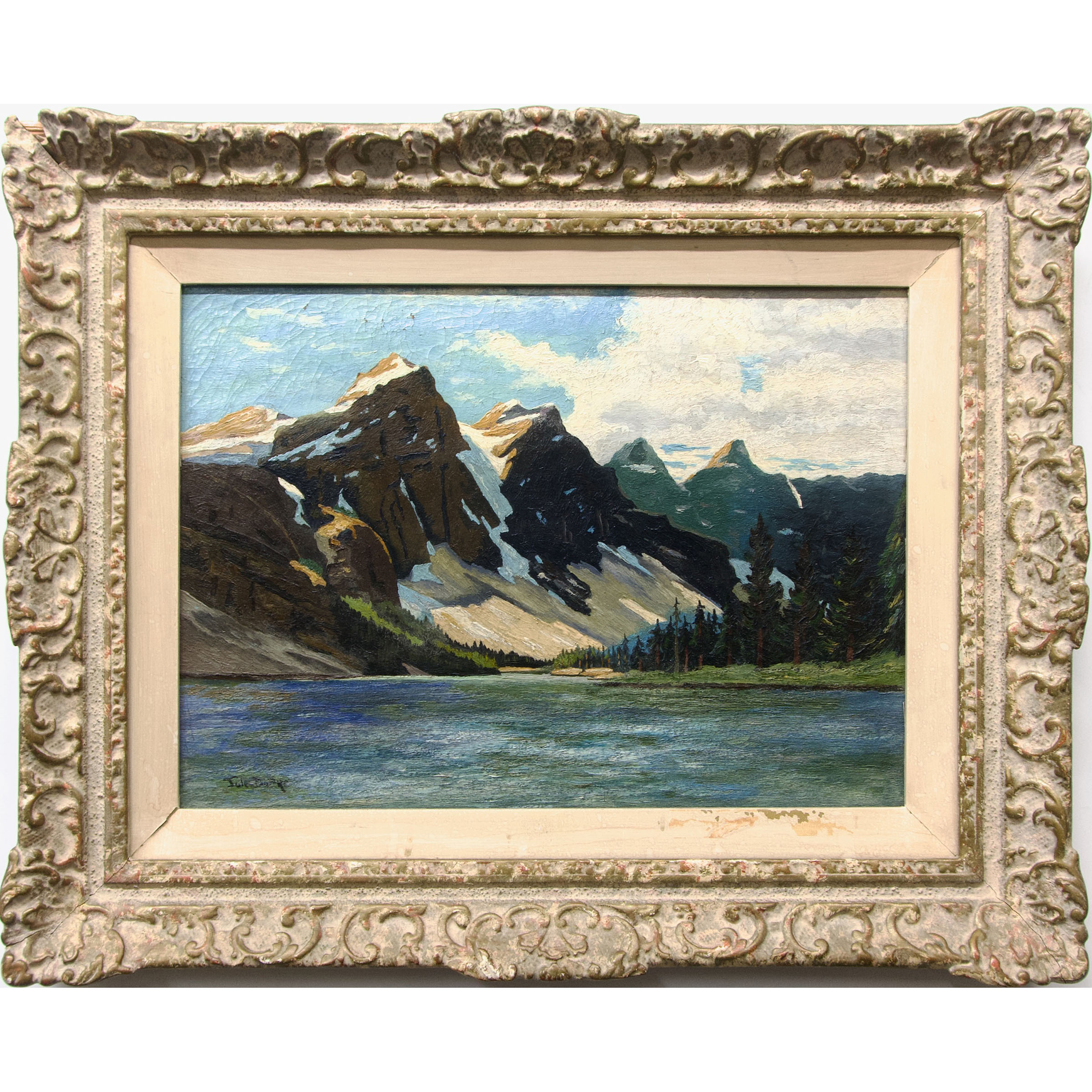 Untitled (Lake and Mountain Study)