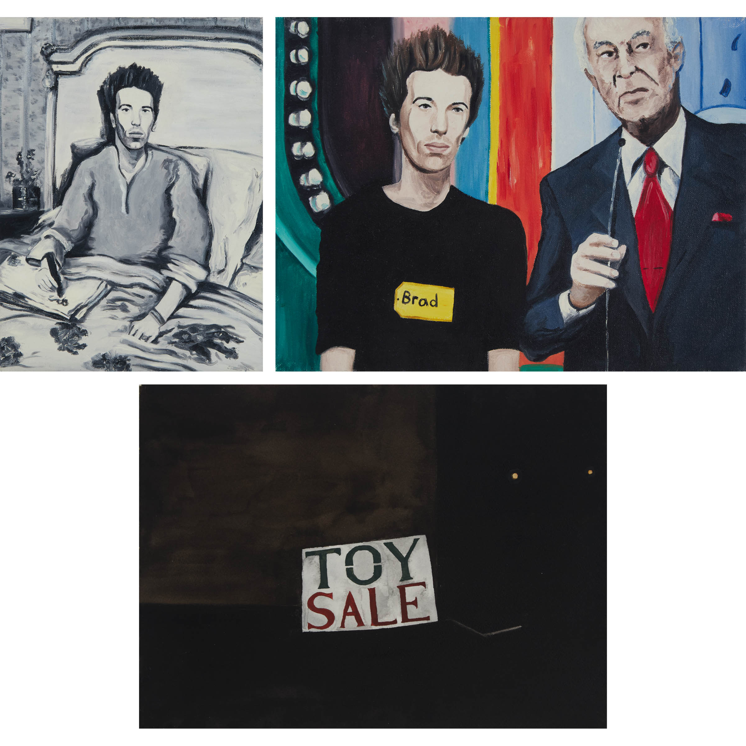 SELF PORTRAIT, 1999; COME ON DOWN, 1999; TOY SALE (SCENES FROM AN EARLY DEATH)