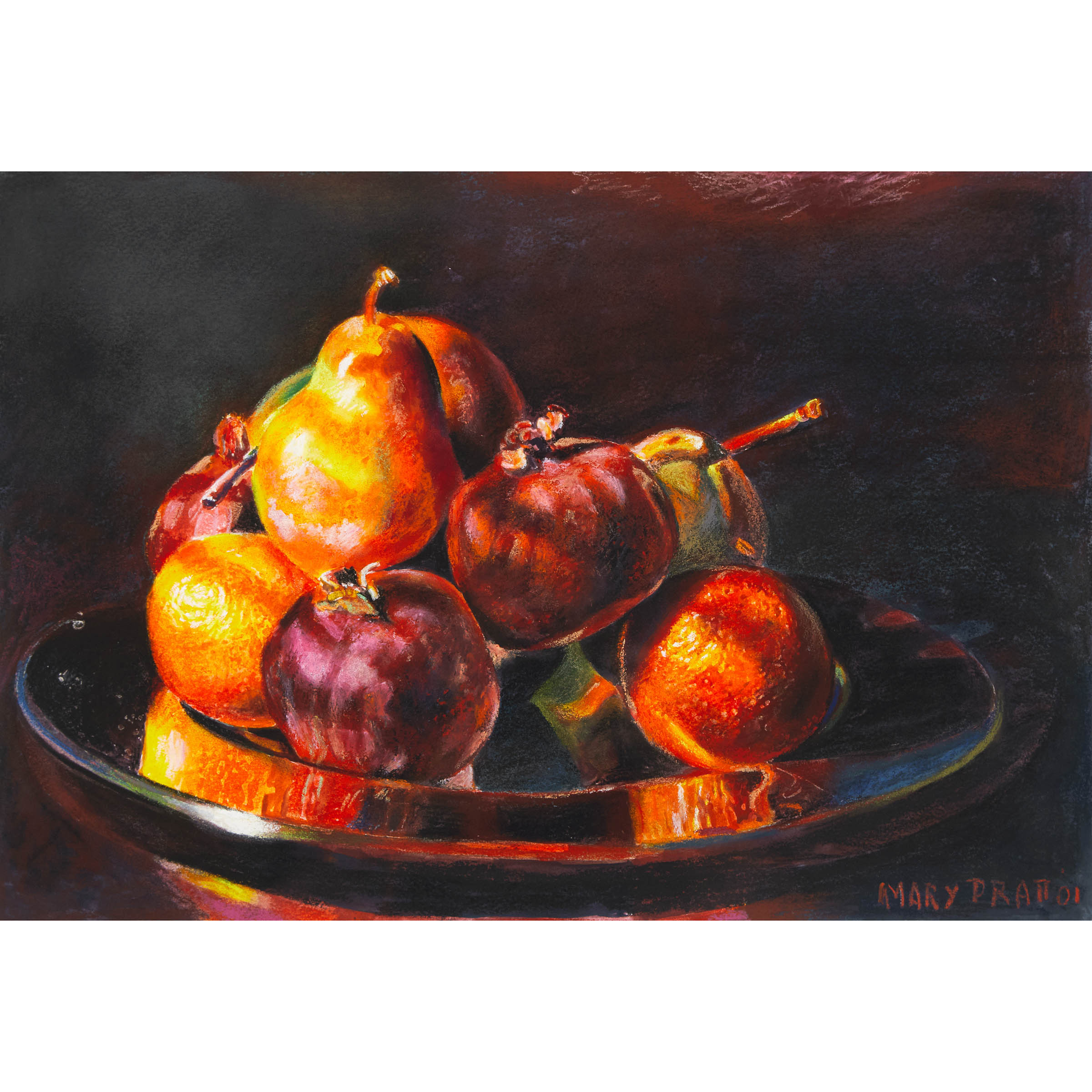 A Tumble of Fruit in the Afterglow