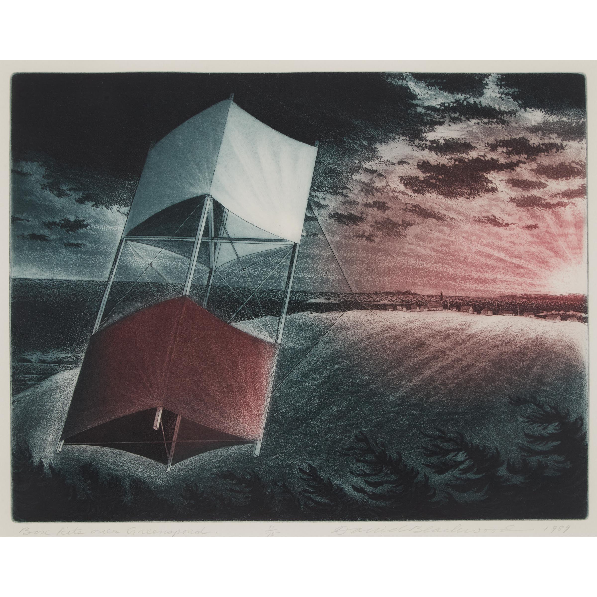 Box Kite Over Greenspond