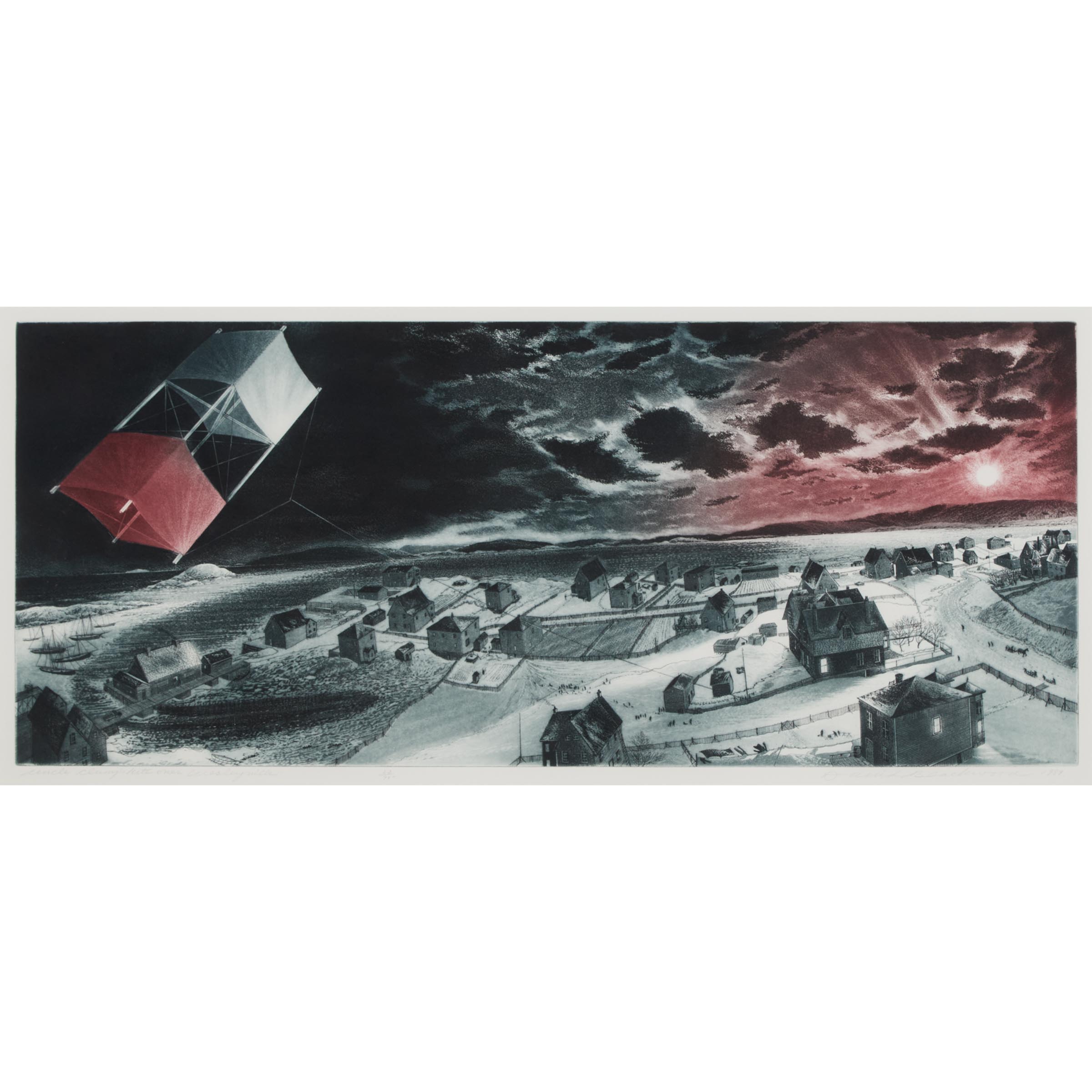 Uncle Kluny'S Kite Over Wesleyville
