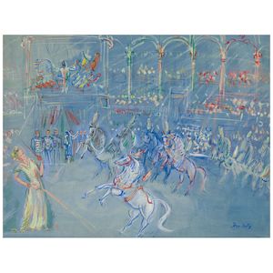 Le cabrage 17 1/4 x 23 1/8 in (44 x 58.8 cm) (Executed circa 1946-1948)