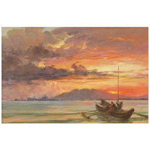 Untitled 13 3/8 x 20 1/4 in (34 x 51.6 cm) (Painted in 1956)