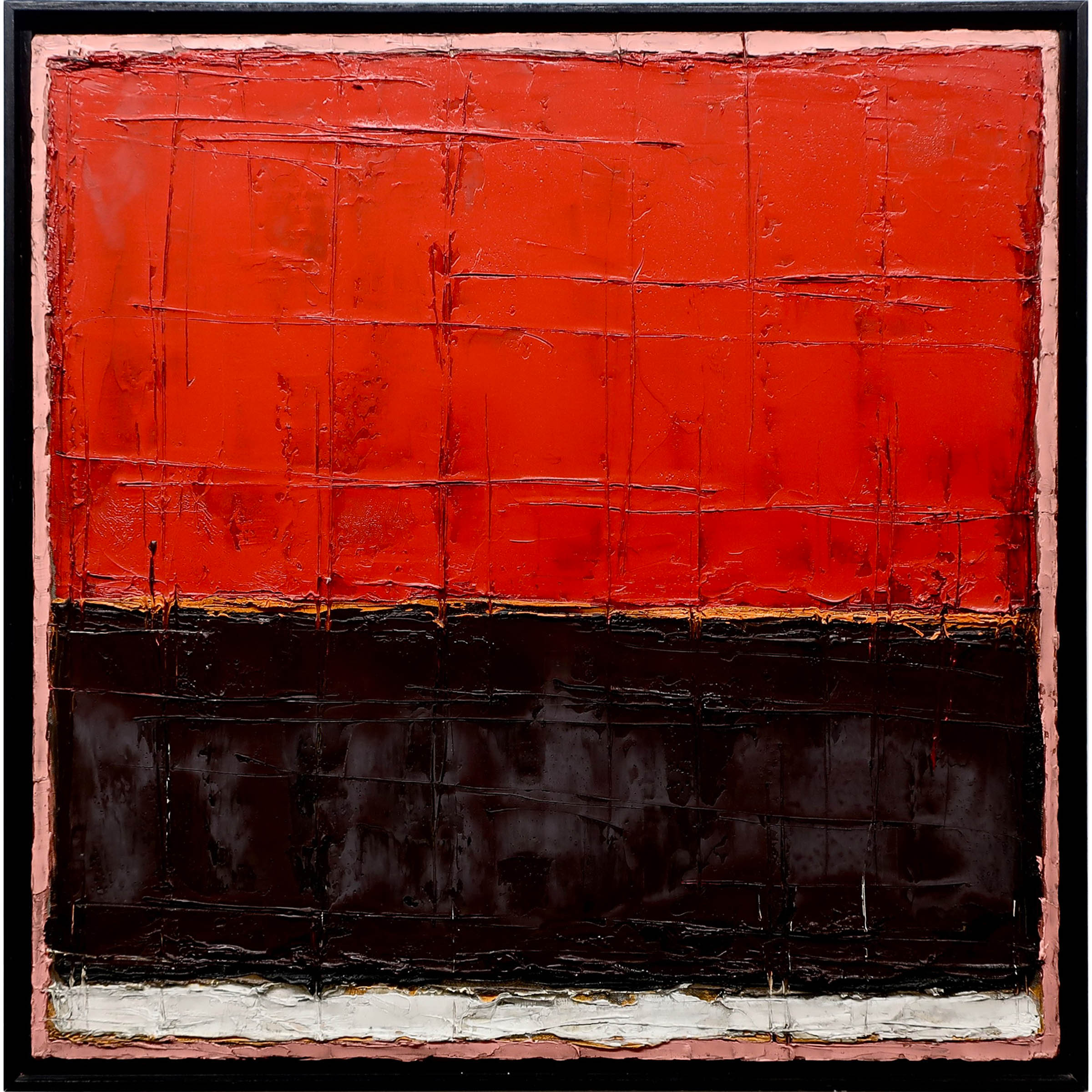 Untitled (Composition - Red and Black)