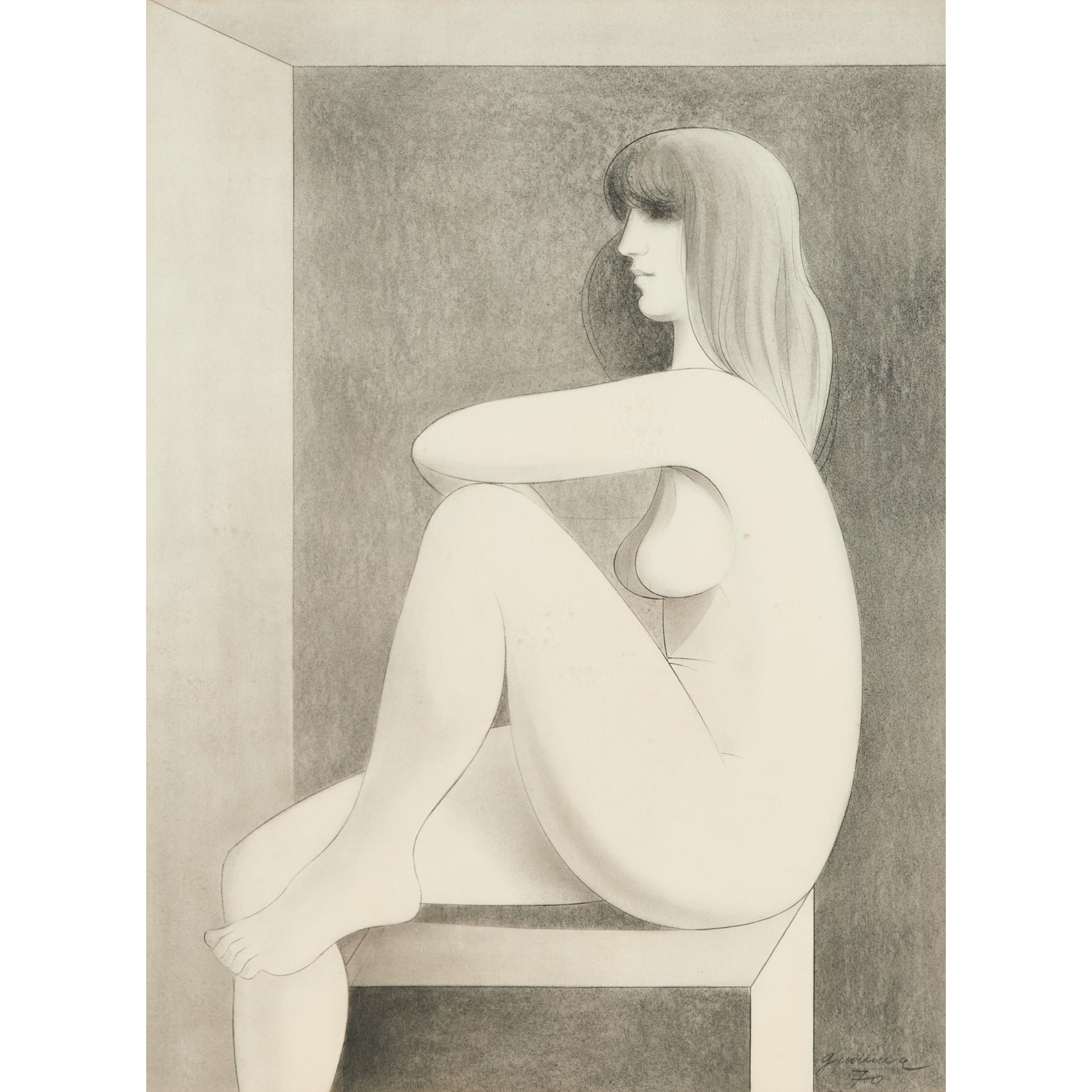 Untitled (Seated Nude)