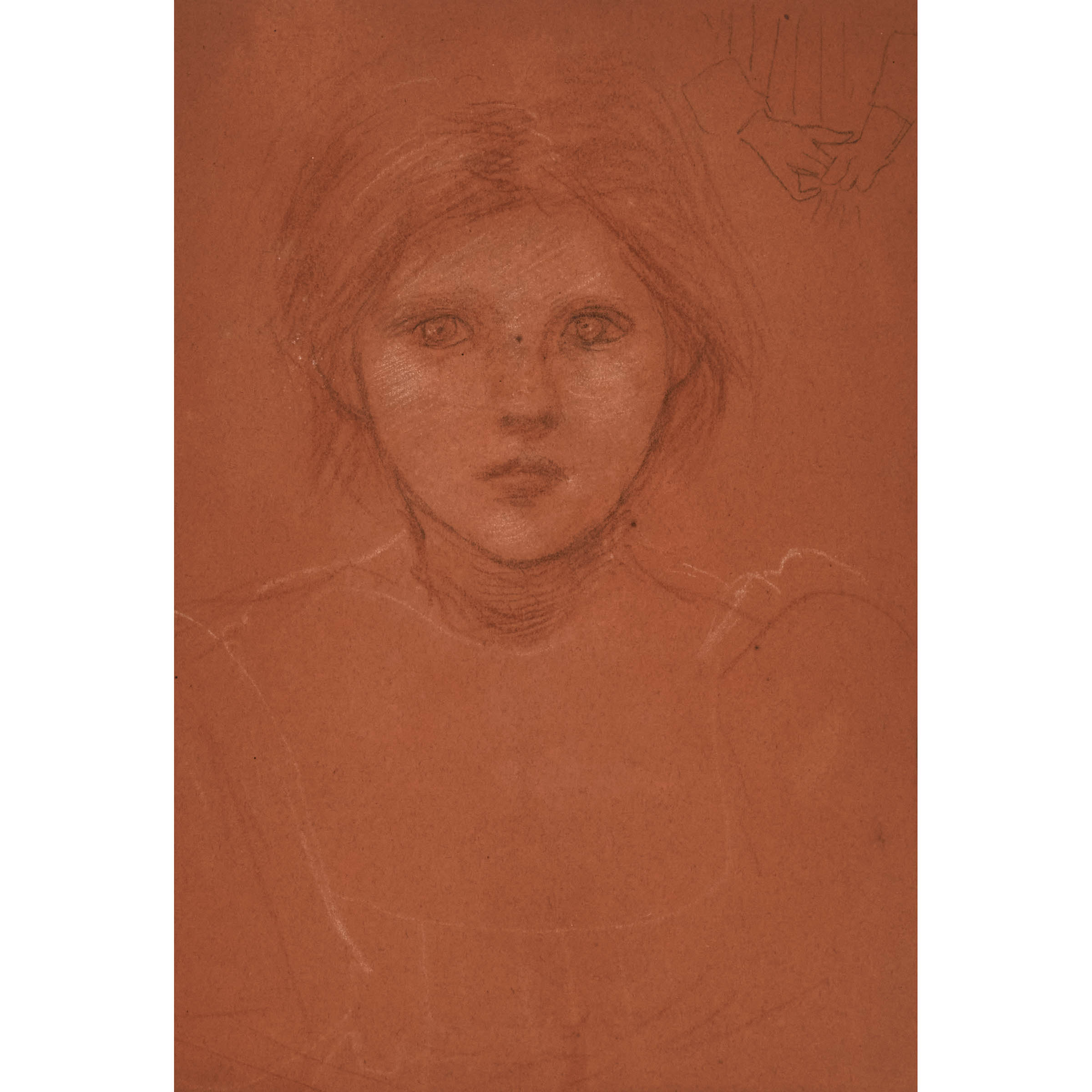 STUDY OF THE ARTIST’S DAUGHTER, MARGARET BURNE-JONES
