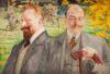 At the autumn. Double portrait, circa 1906