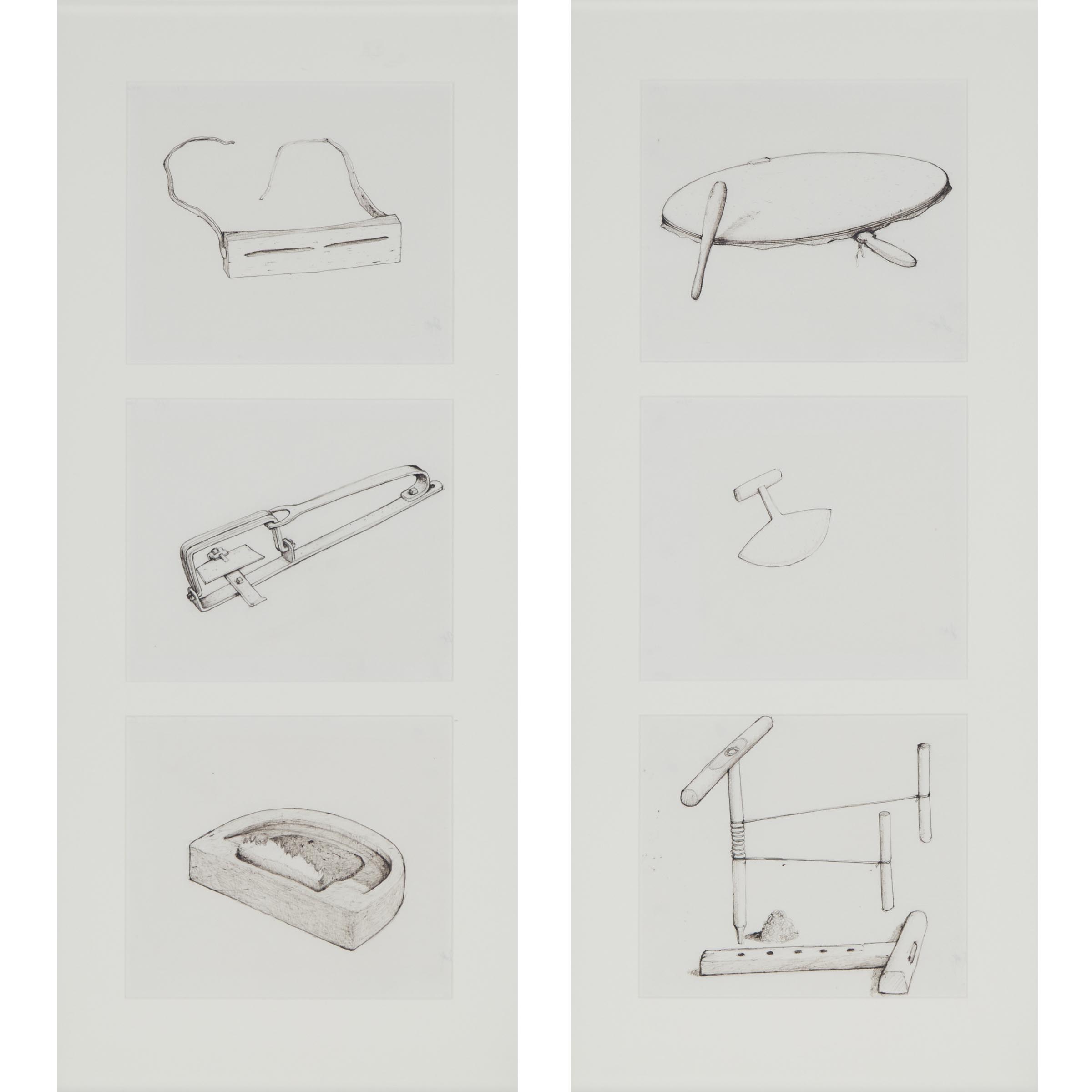 SIX DRAWINGS FROM "THE LAST OF THE ARCTIC"