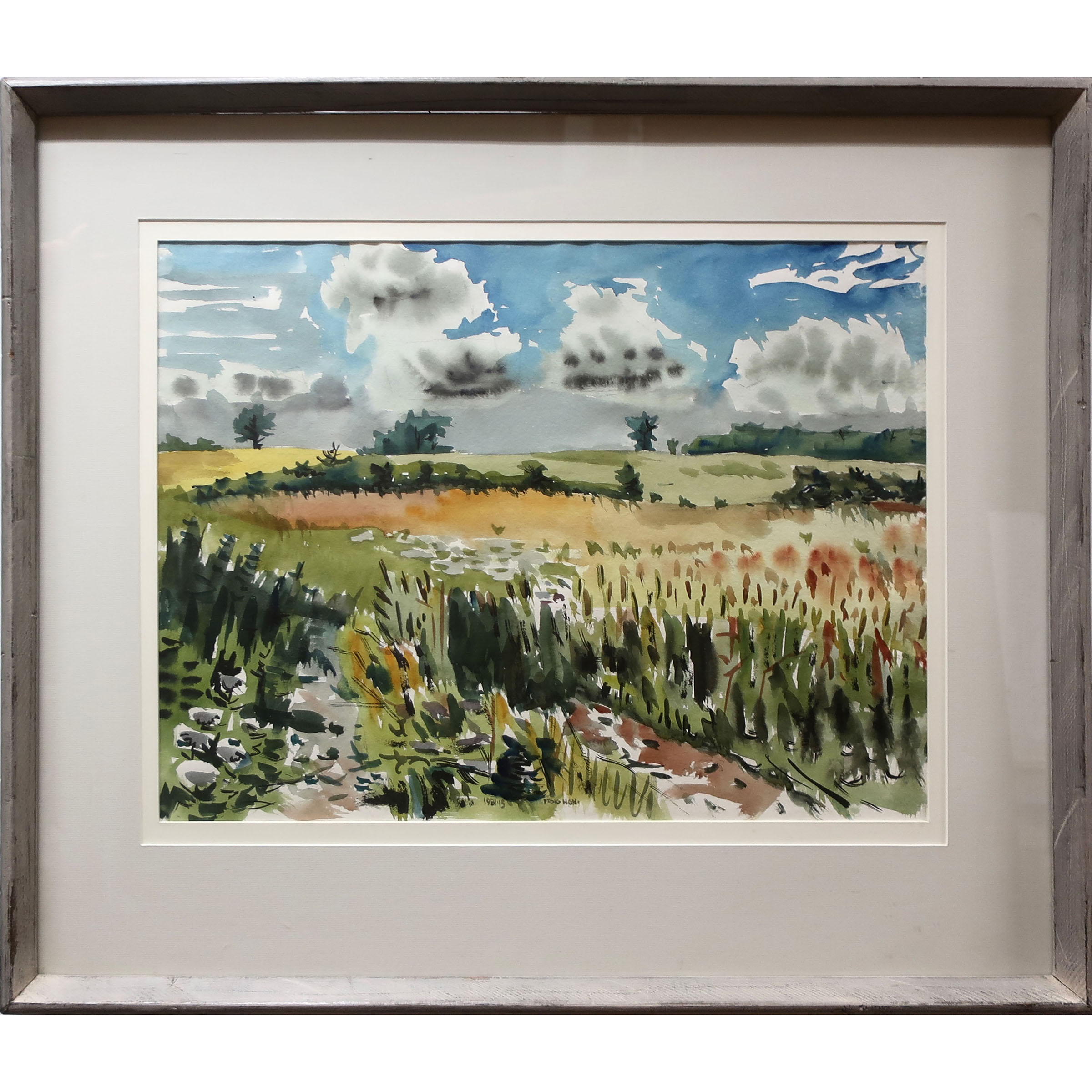 Waupoos Fields and August Sky, Near Picton, Prince Edward