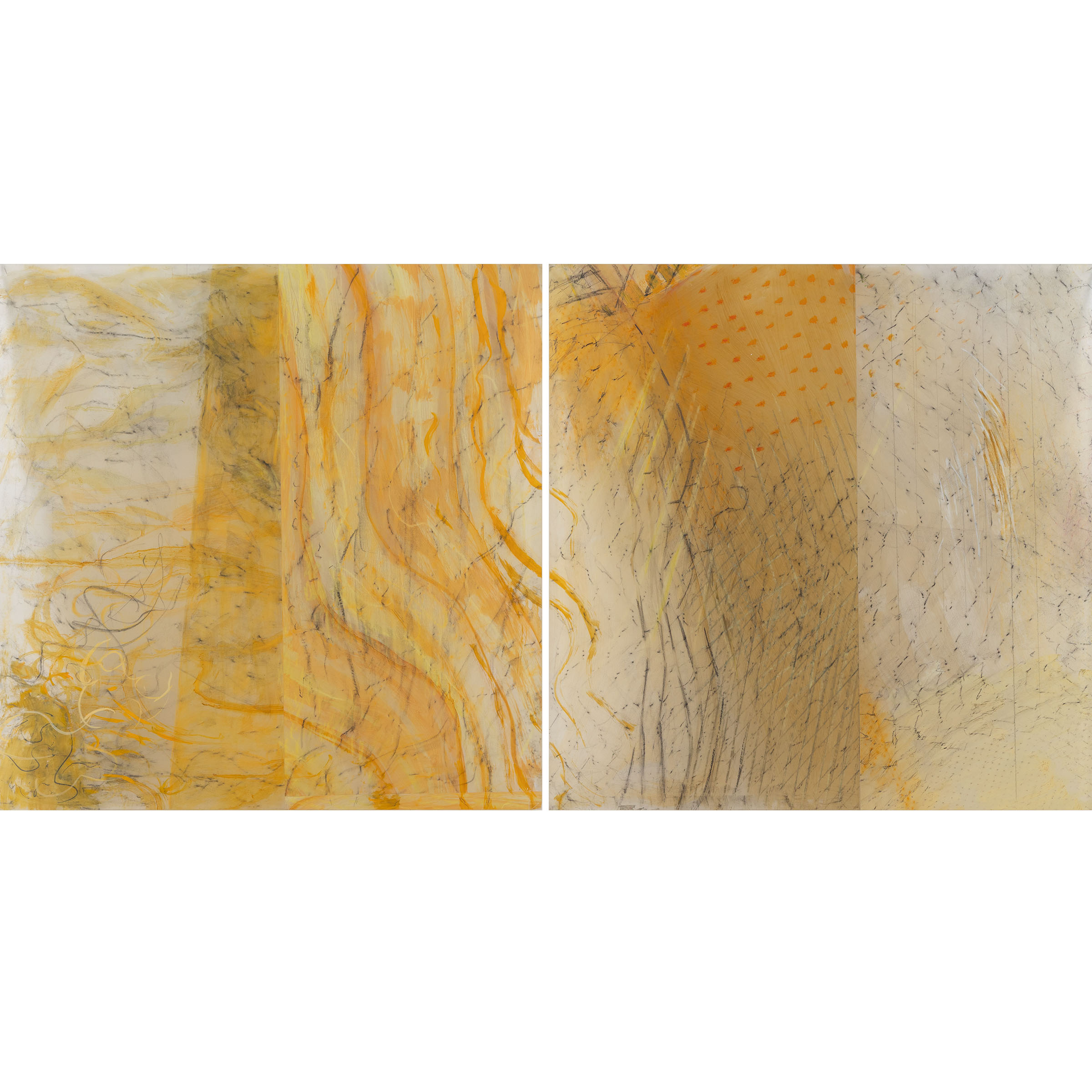Golden Ground (Diptych)