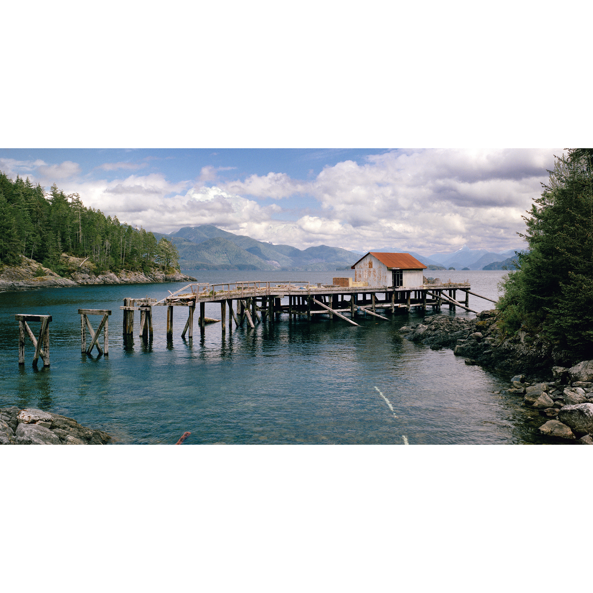 NOOTKA CANNERY WHARF, 1996, FROM THE "NOOTKA SOUND" SERIES