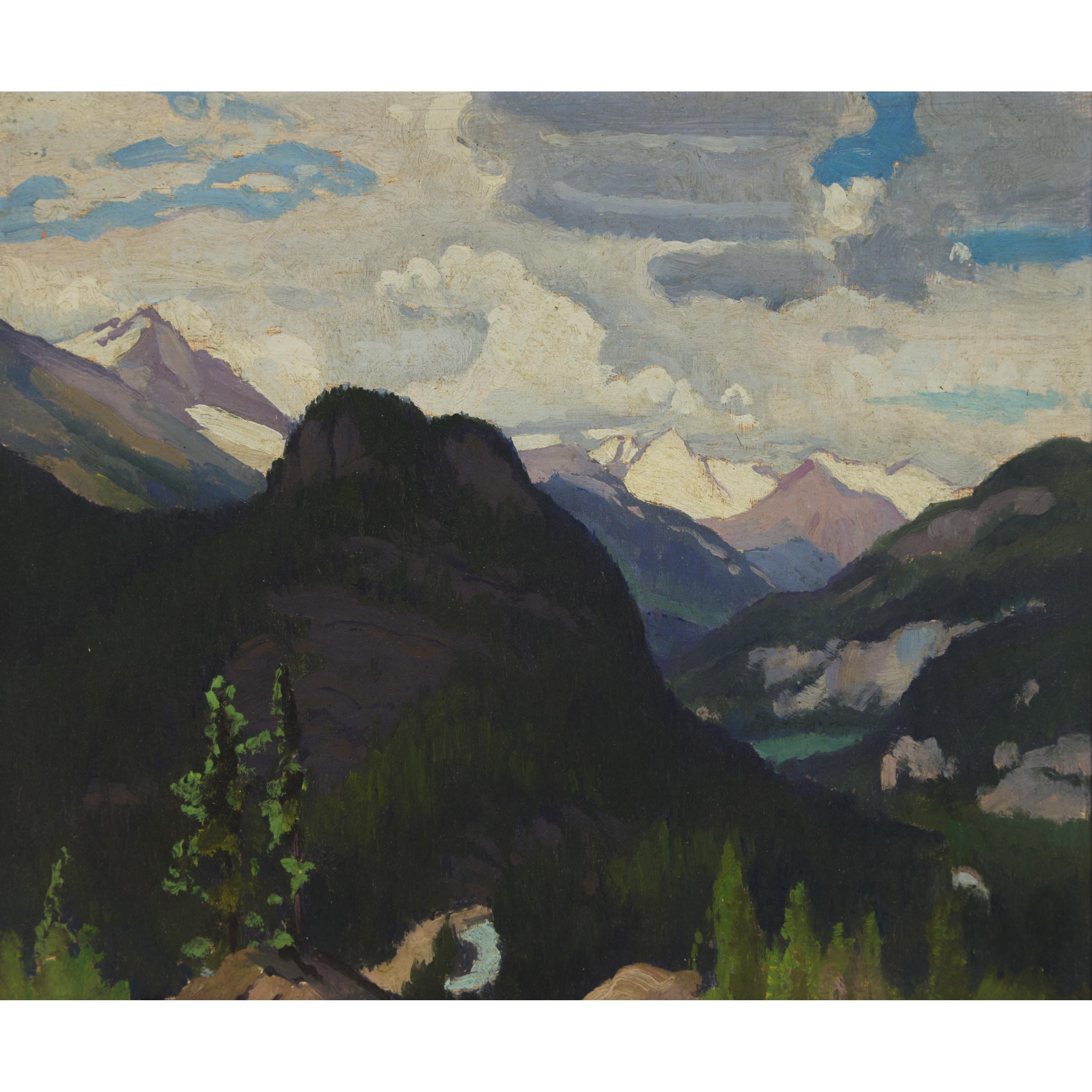 Looking Down the Valley