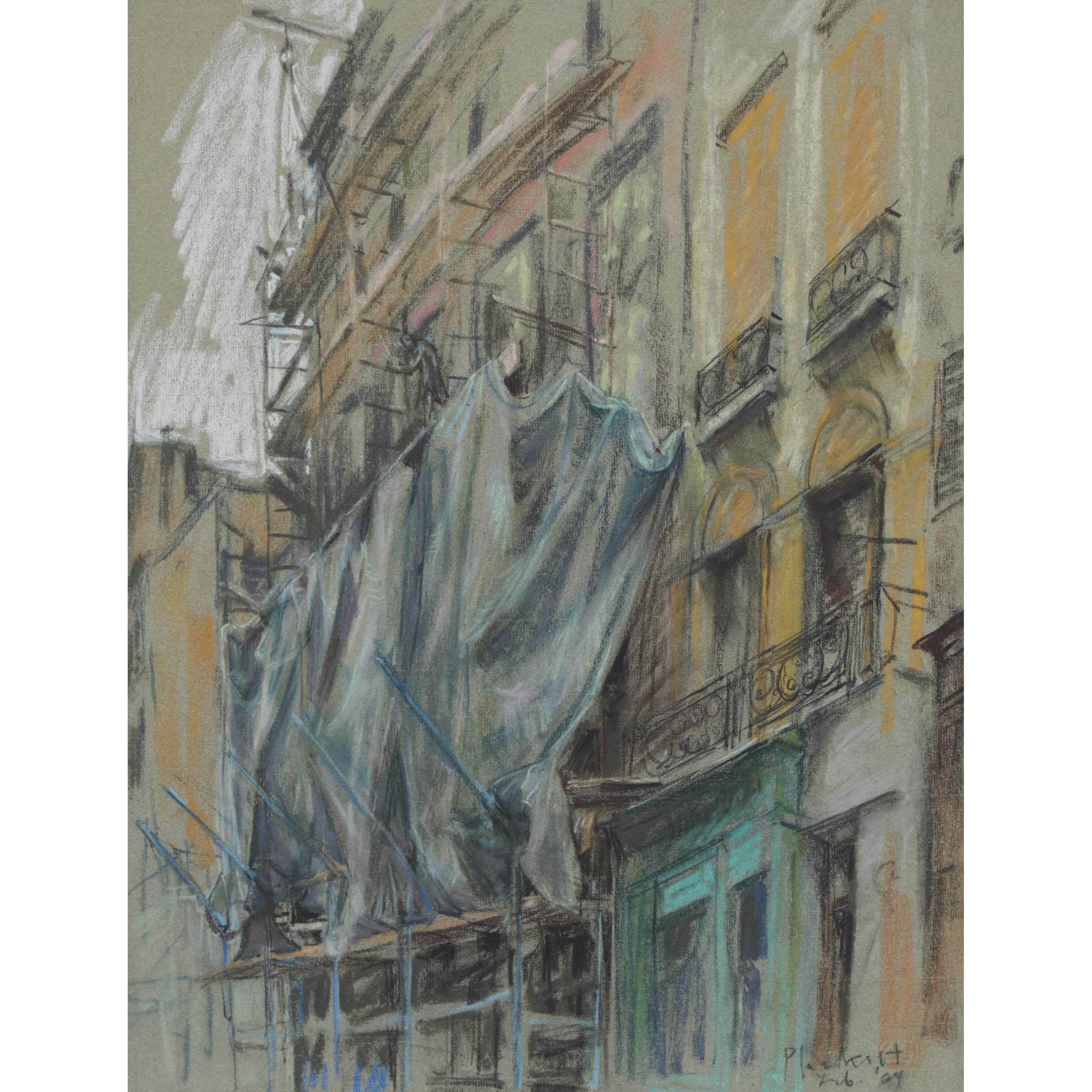 RAVALEMENT ("HOUSE CLEANING") - RUE BLANCS-MANTEAUX, PARIS, FEB. 1964