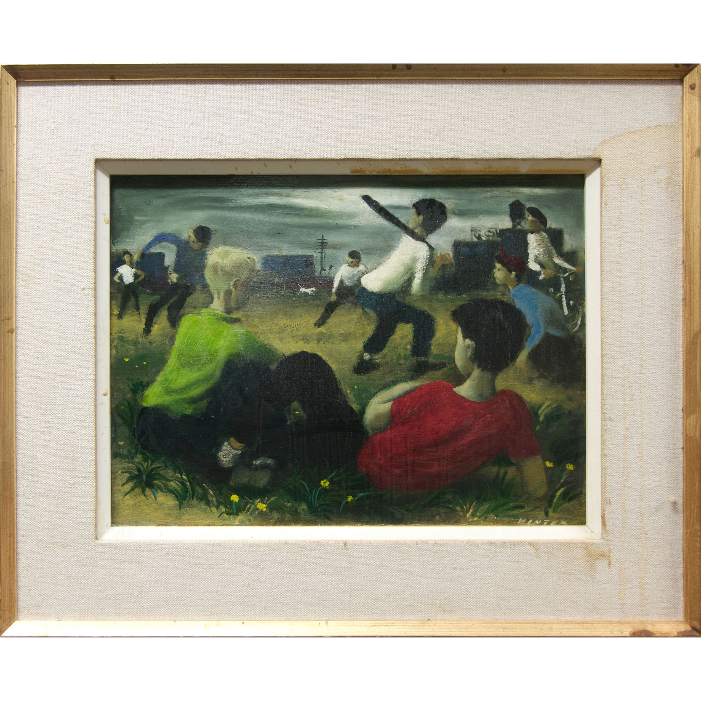 Boys Playing Baseball