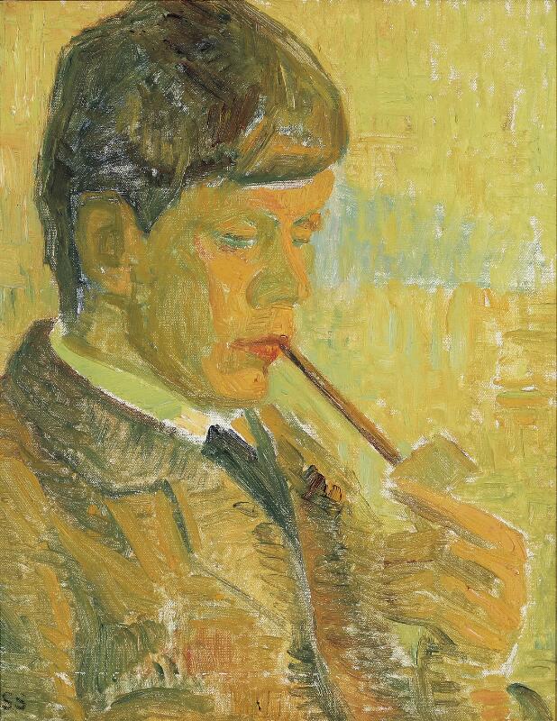 Sigurd Swane, Portrait of the author Poul Uttenrietter