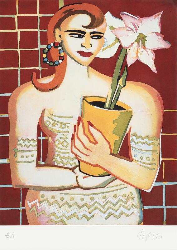 Elvira Bach, Schöne Gärtnerin"