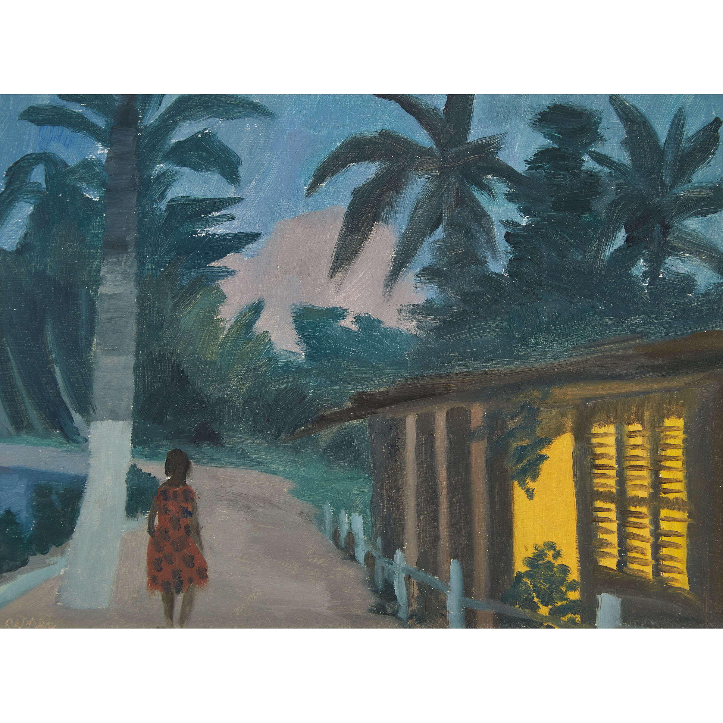 Evening at L'Anse Mitan, Martinique