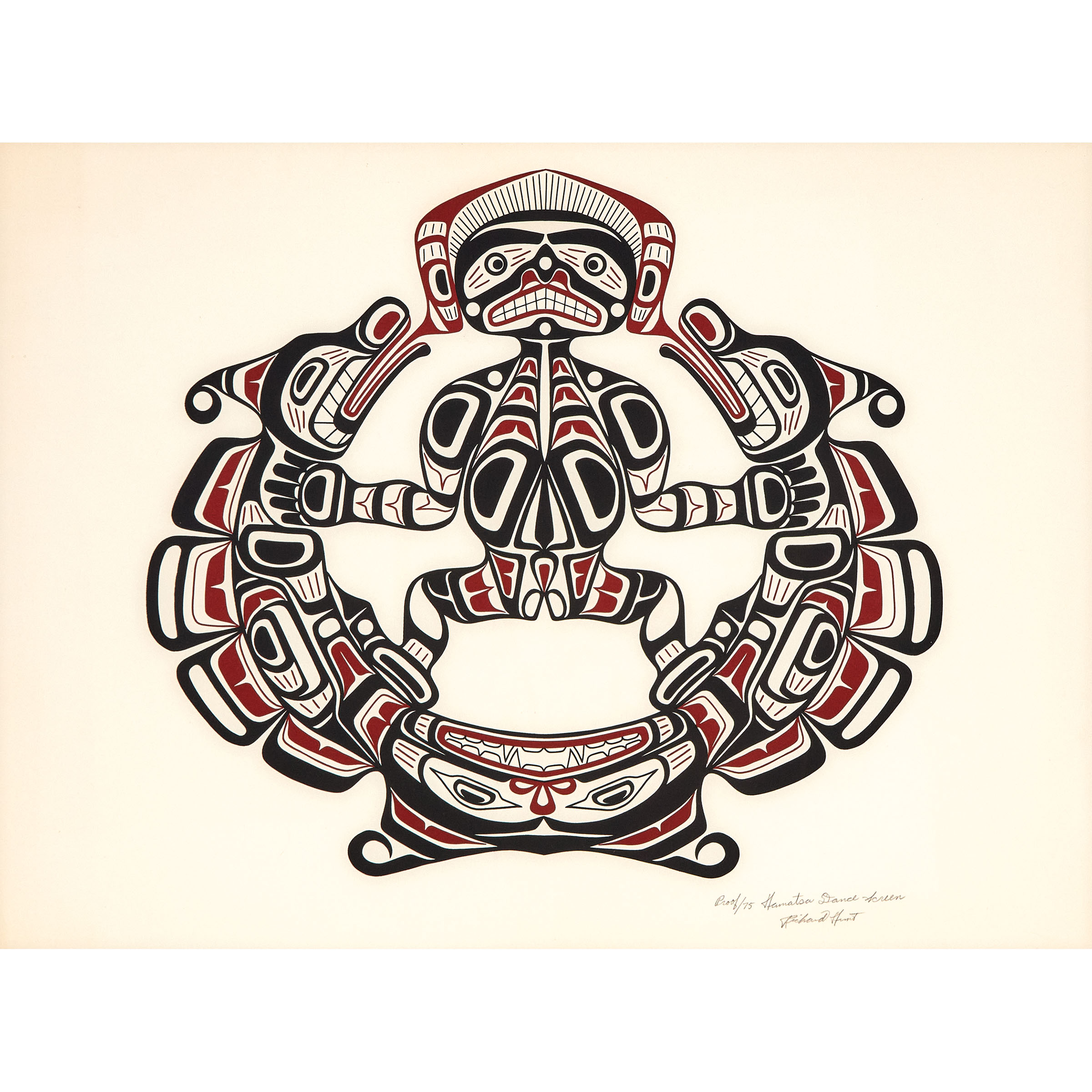 Hamatsa Dance Screen, Ca. 1977