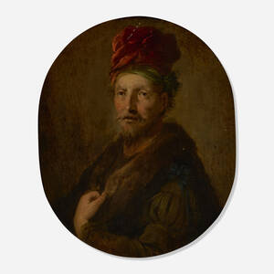 Portrait of a Gentleman in Red Turban