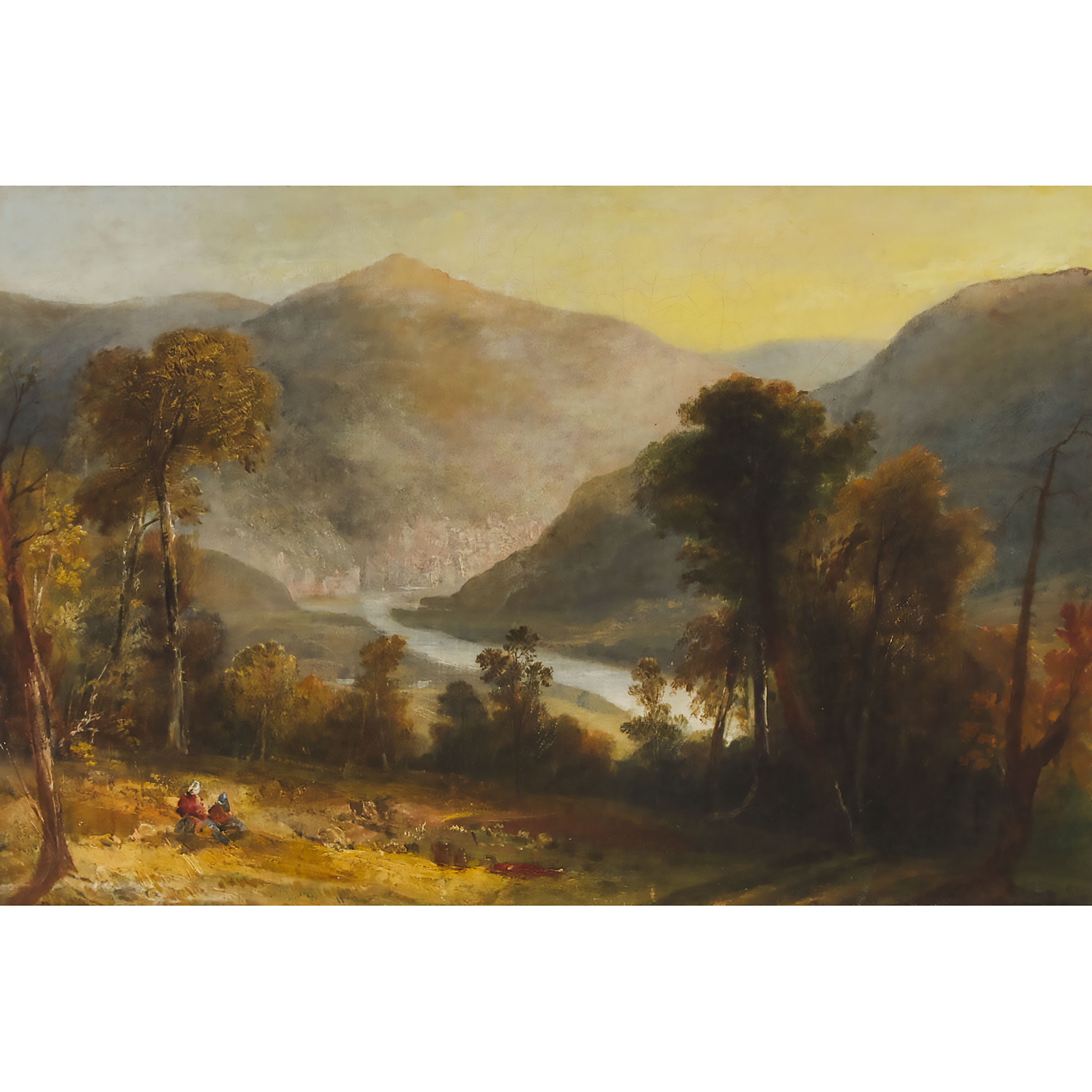 Pastoral Mountain Scene