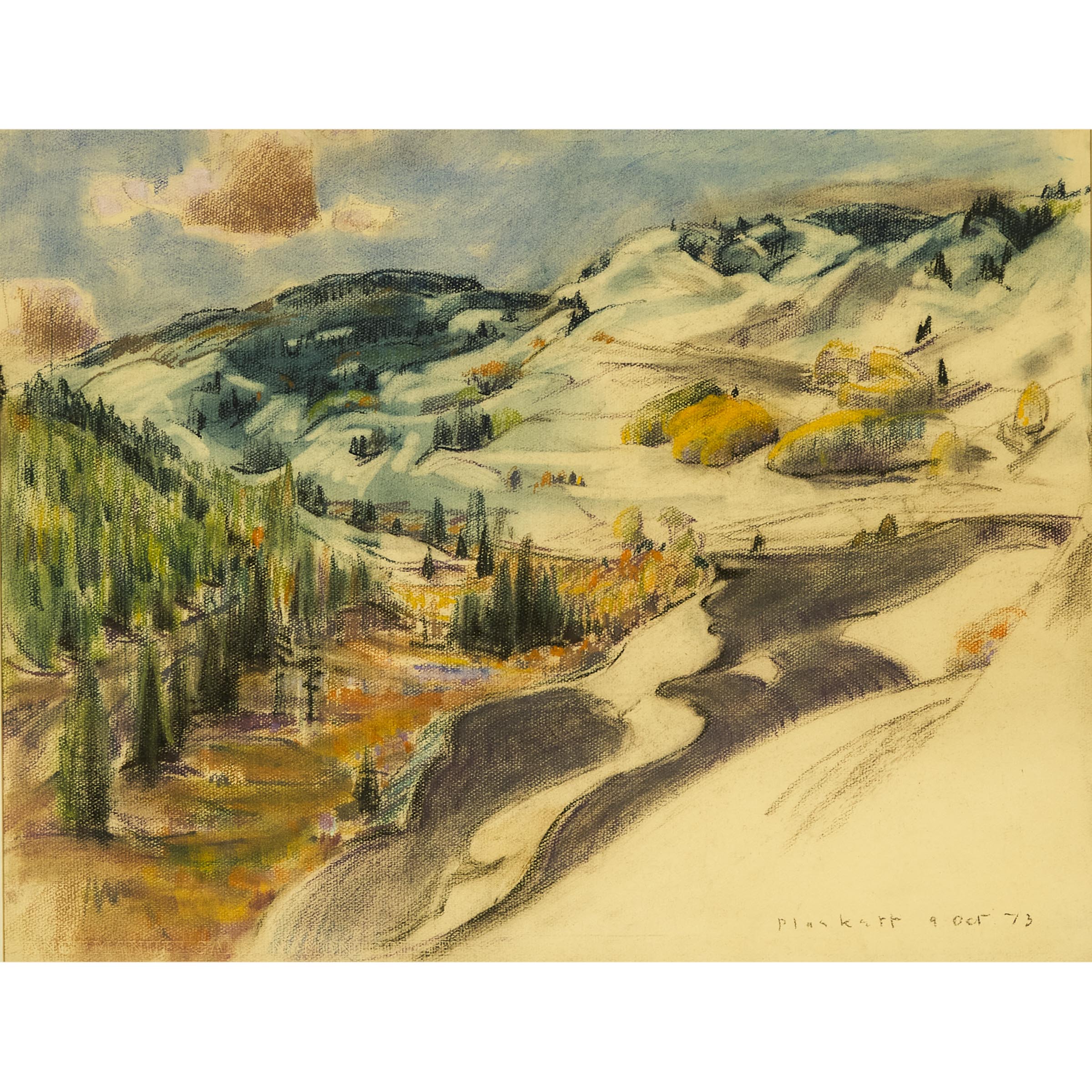 Border Country Near Bridesville, Bc, 9 October 1973