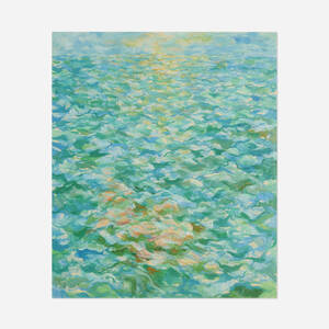 Seascape with Pink Reflections (from the Swimmers Series)