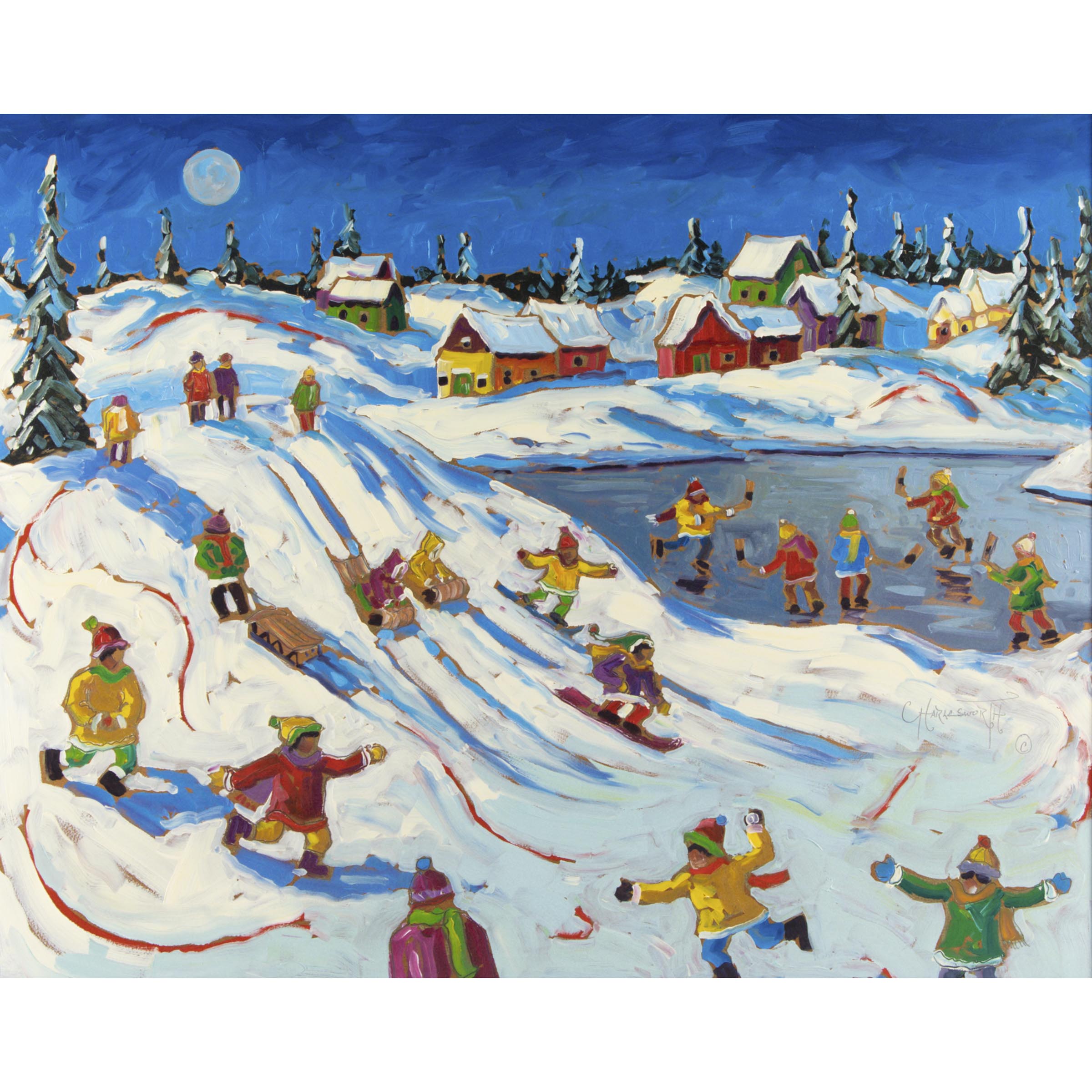 Winter Fun (Full Moon)