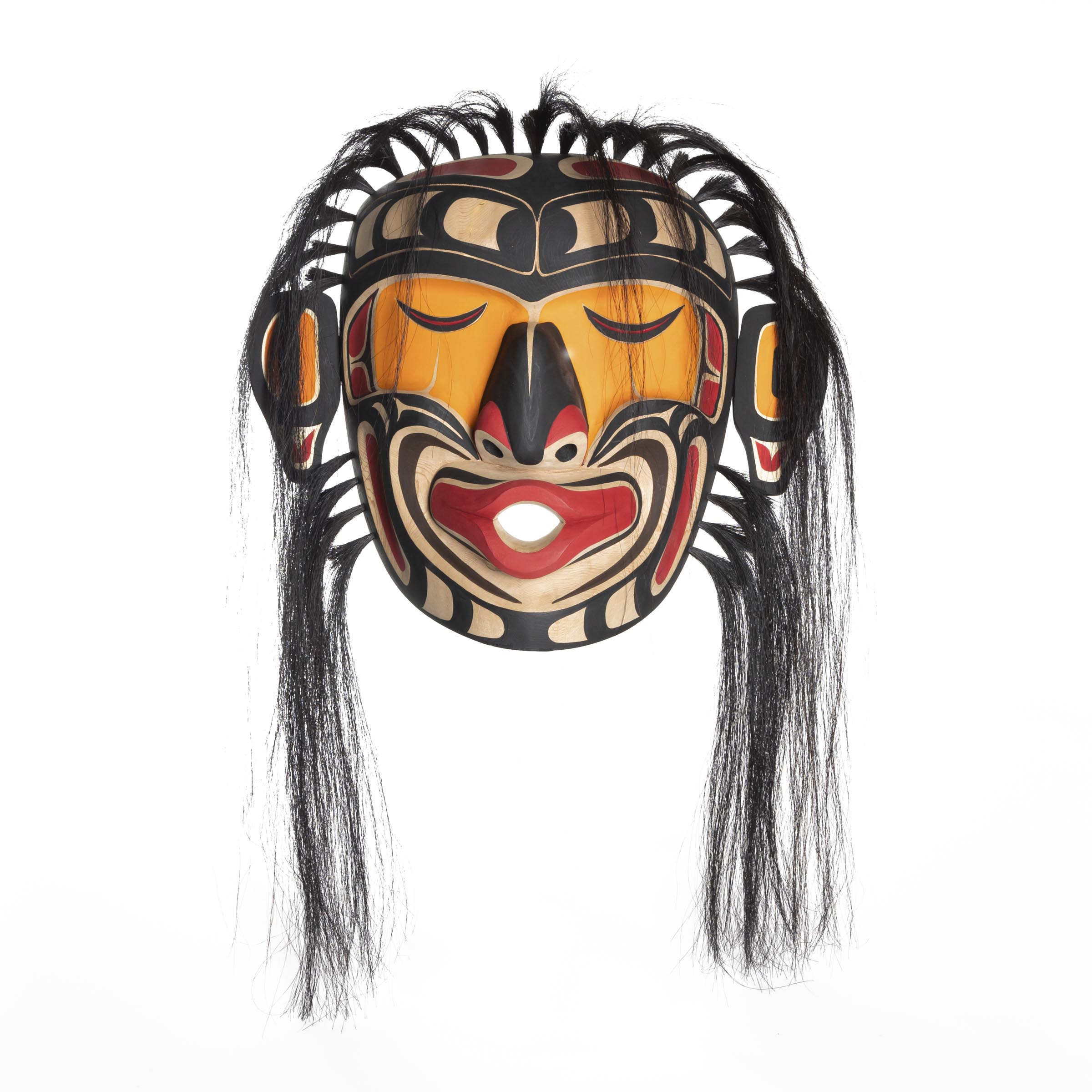 "II-ISH-SUU-ILTH" NUU-CHAH-NULTH WILD WOMAN MASK
