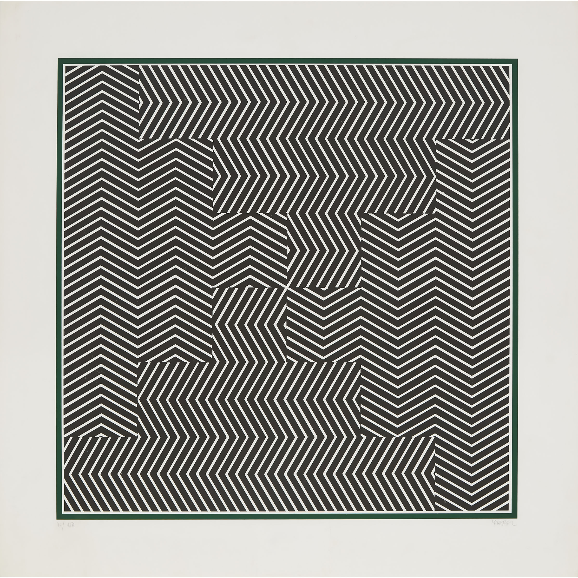 Jean-Pierre Vasarely, Composition, Circa 1970-1980