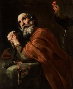 Saint Peter at prayer