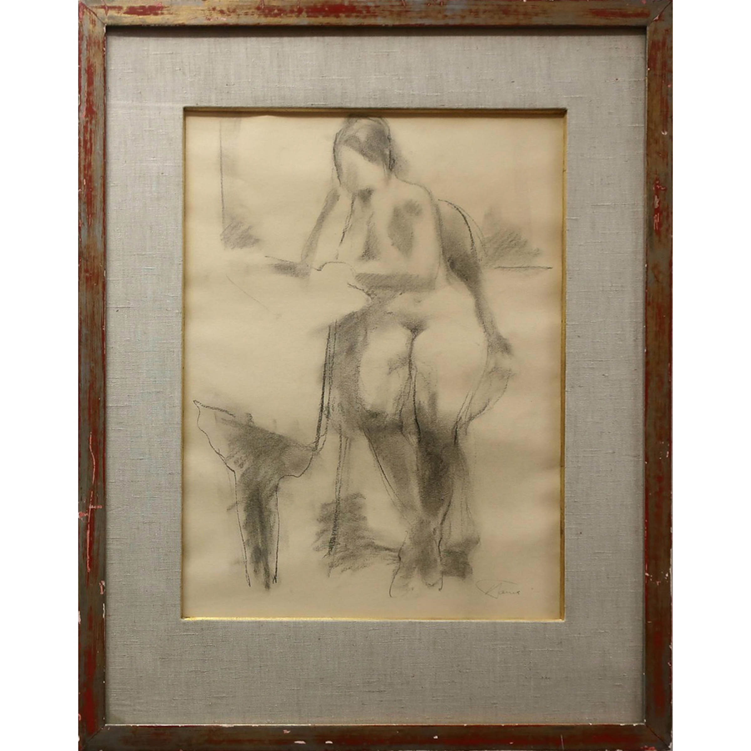 Woman & Table