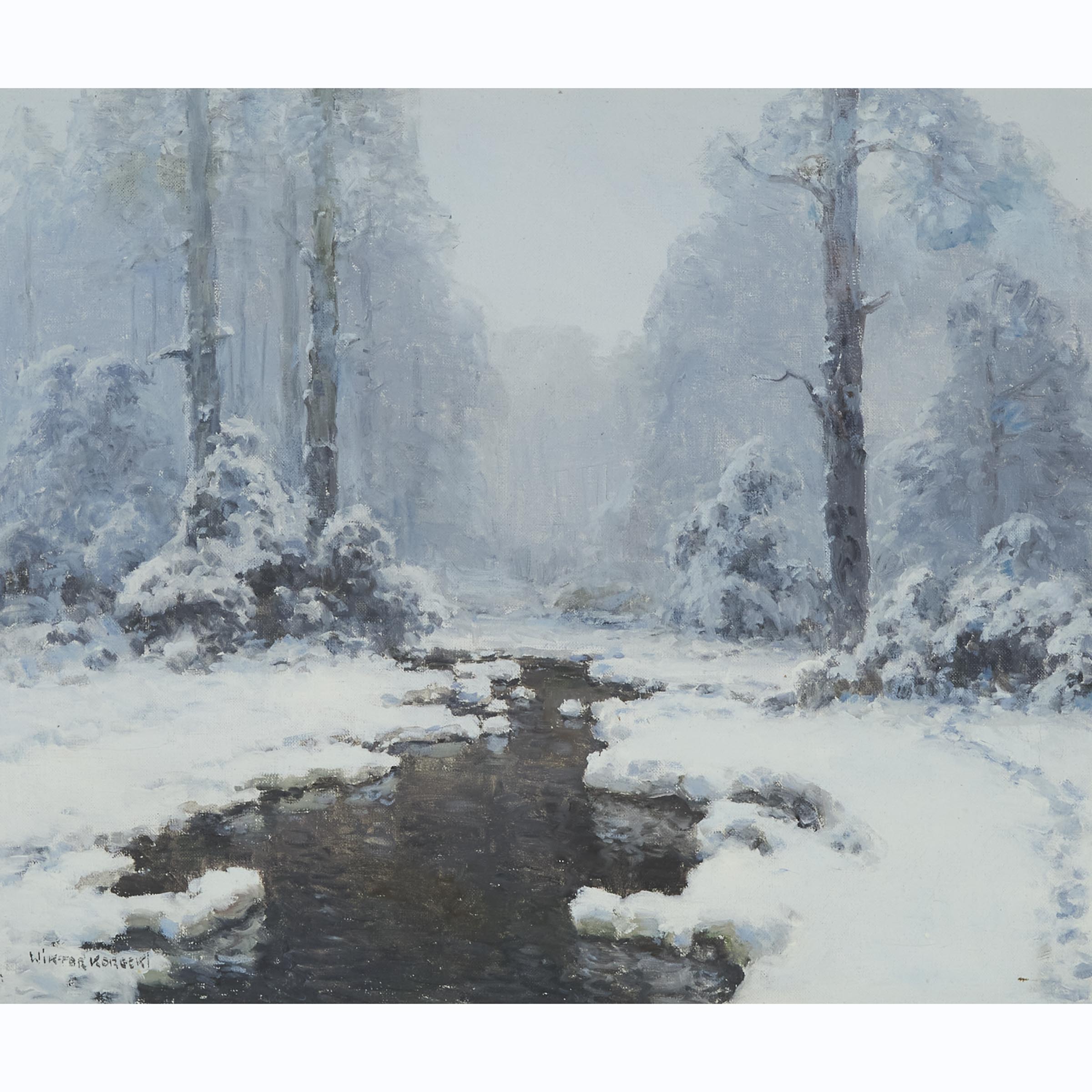 Opening of River in Snow