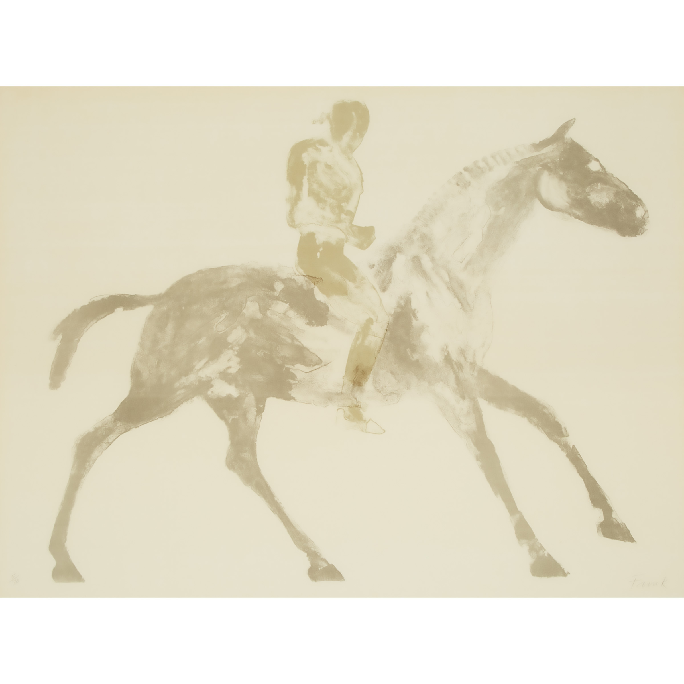 HORSE AND RIDER III (FROM THE “HORSE AND RIDER” SUITE), 1970 [WISEMAN, 45]