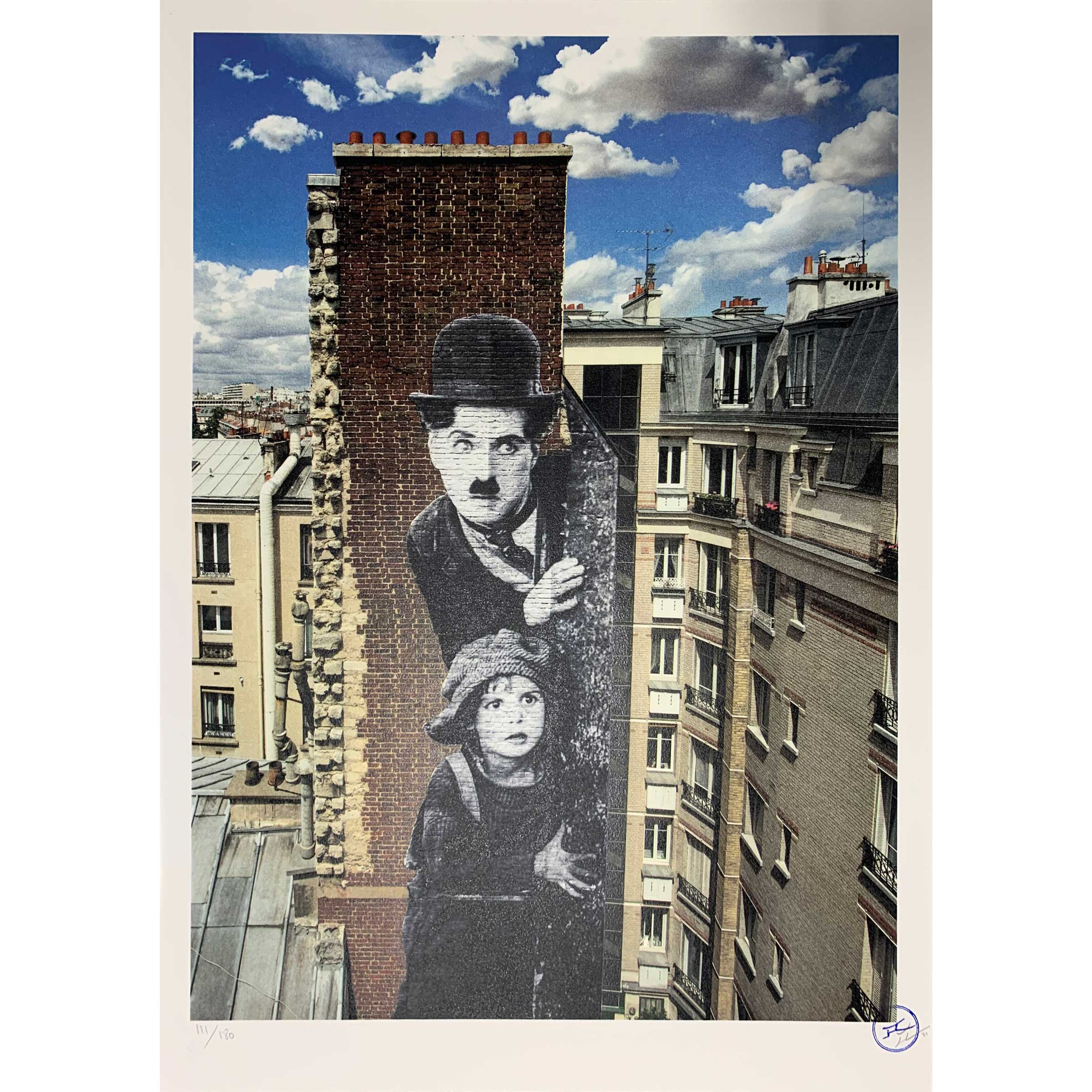 Charlie Chaplin by Jr, the Kid, Charlie Chaplin & Jackie Coogan, Usa, 1923, de Jour Paris