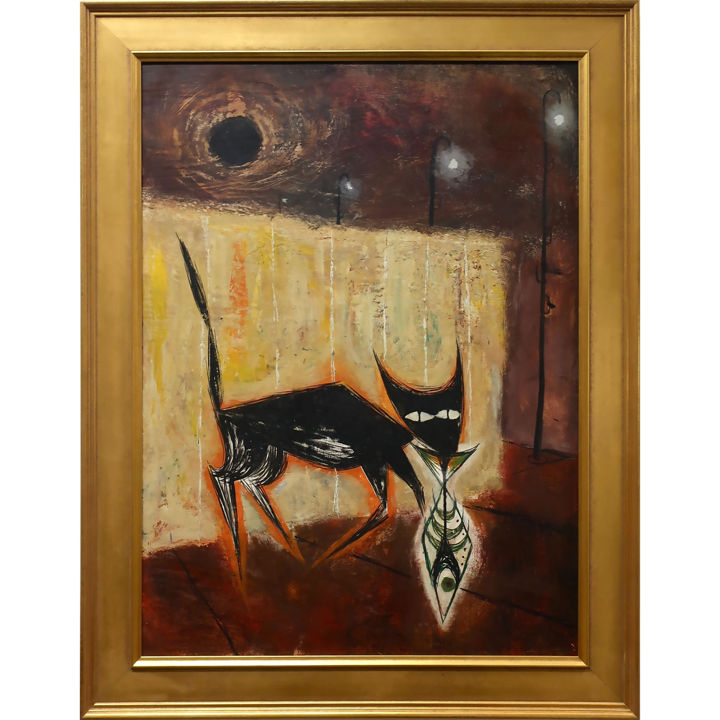 Untitled (Cat with Fish)