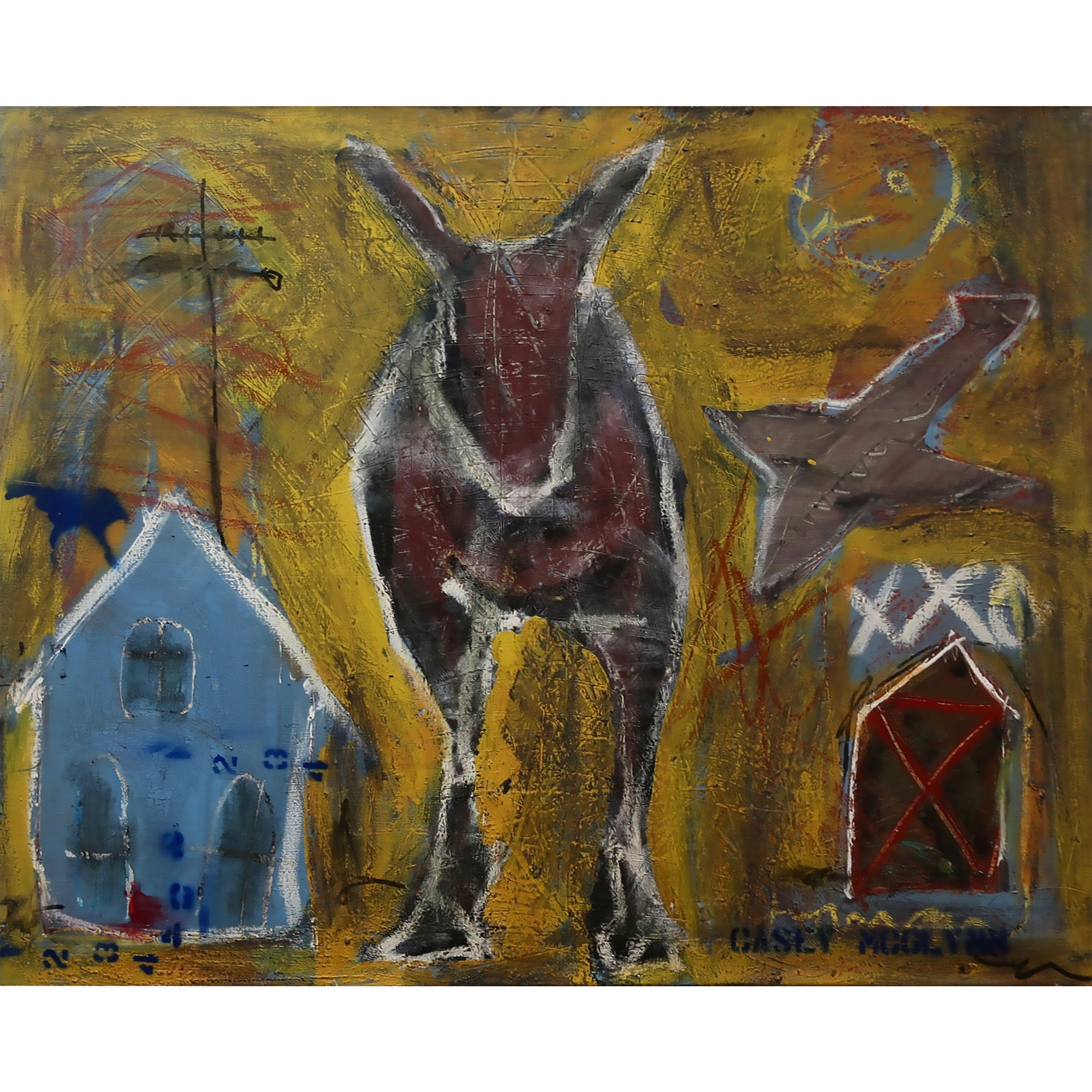 Donkey-House-Plane-T.V. Antenna