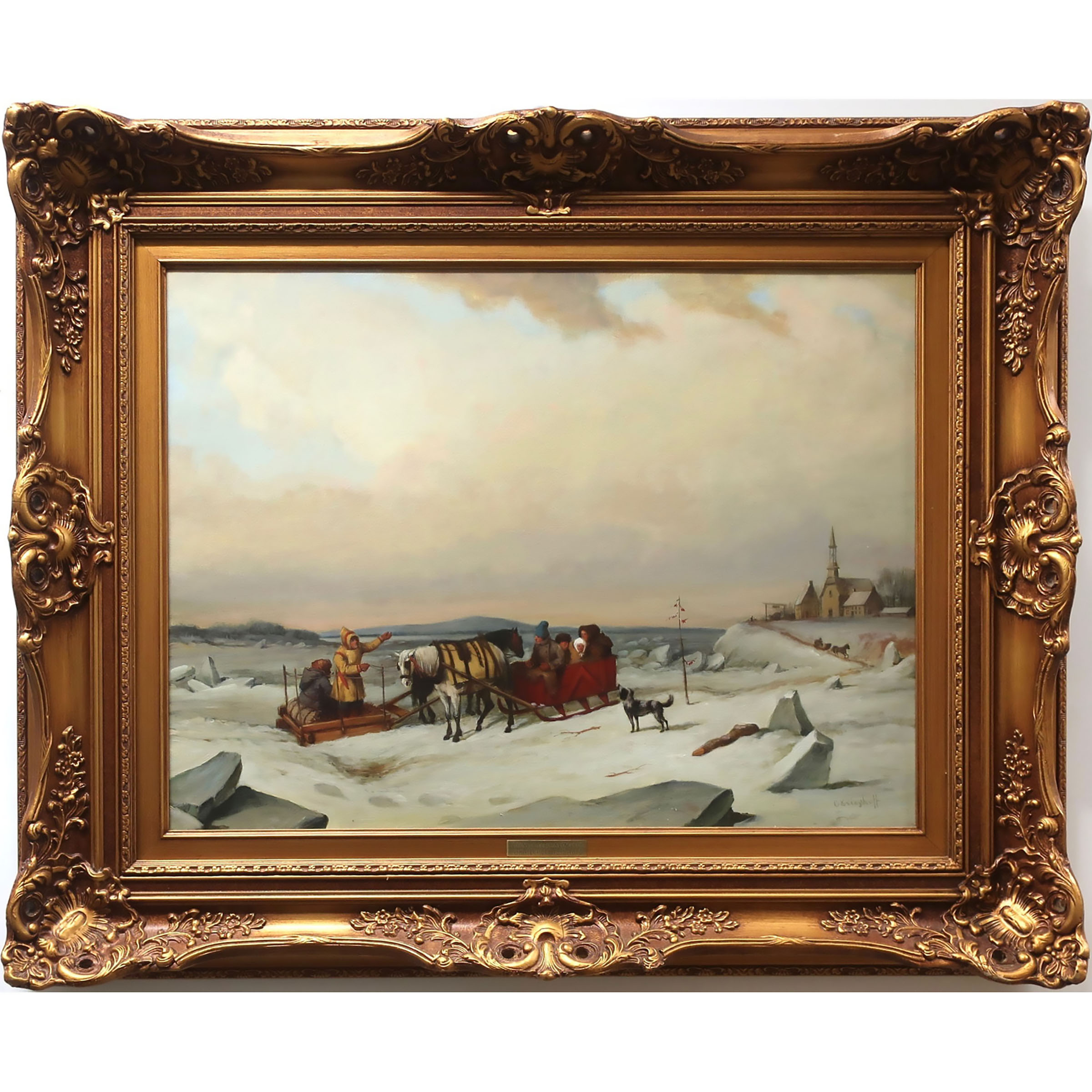 Le Pont de Glace a Longueuil