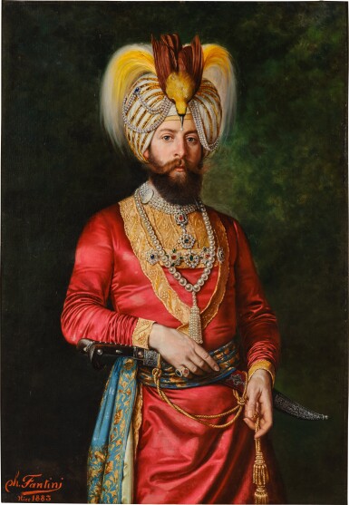 Philippe Fantini, Portrait of a Man, Previously Called "Ruler of Sarenak"