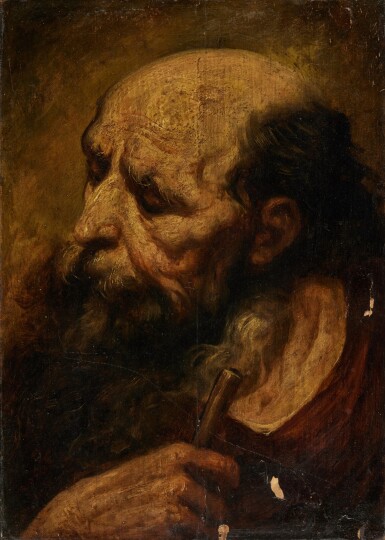 Head Study of a Bearded Man